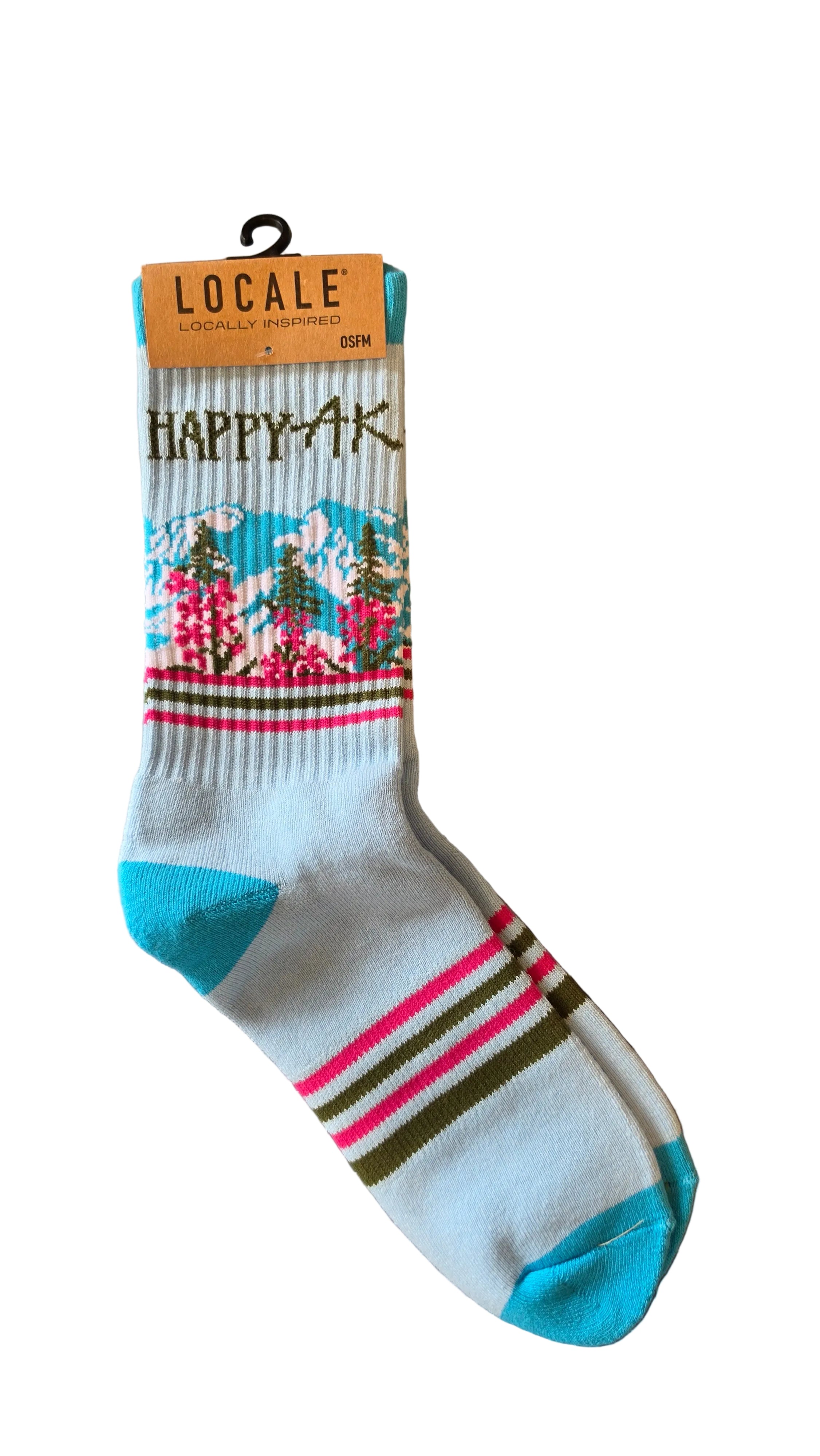 Denali Fireweed Socks