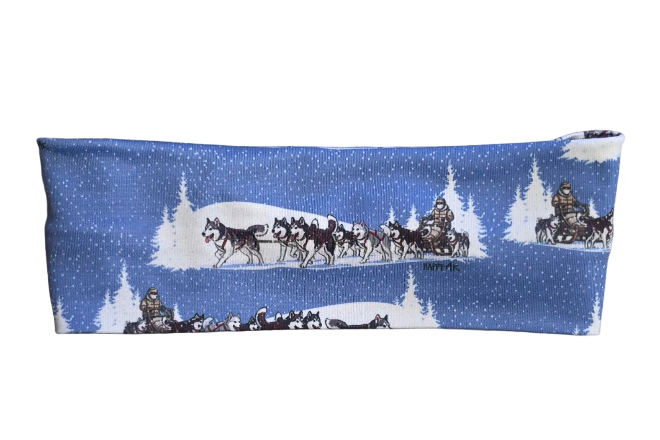 "Sled Dogs in Snow" headband