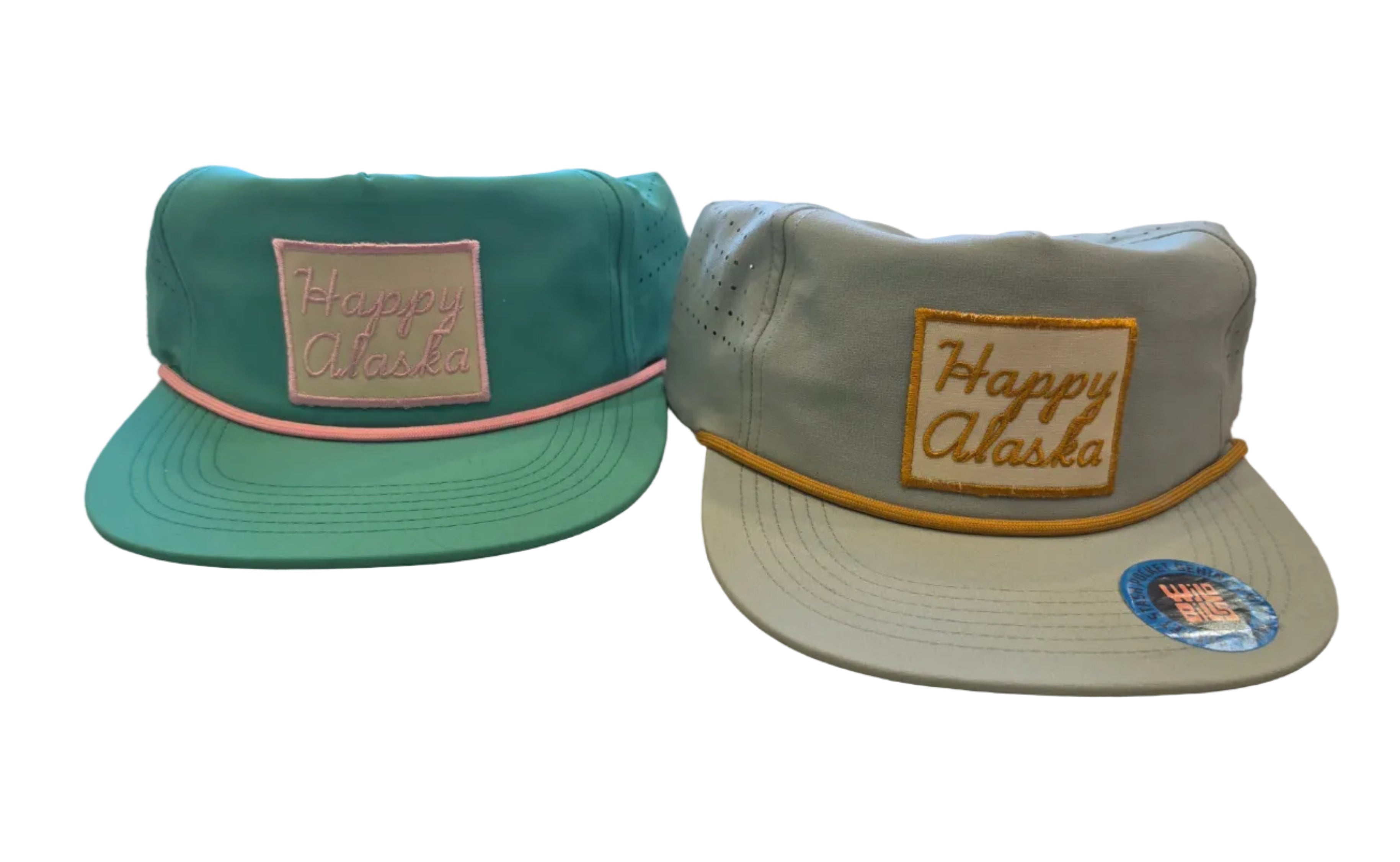 Lightweight "Happy Alaska" Meshback Hats