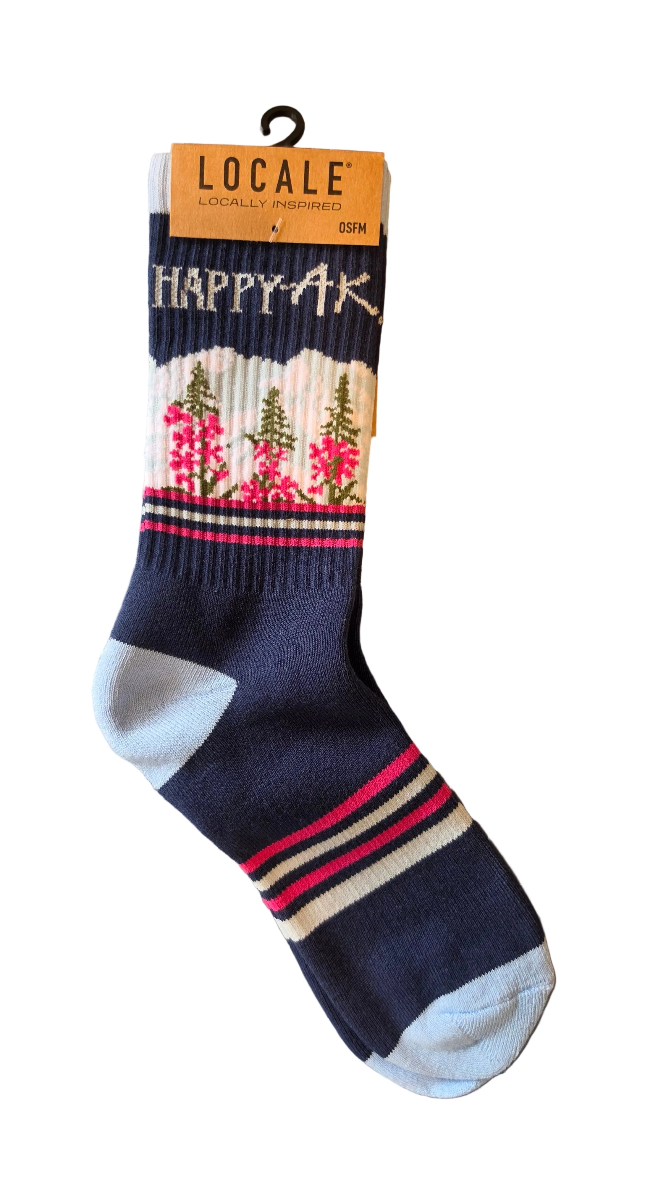 Denali Fireweed Socks