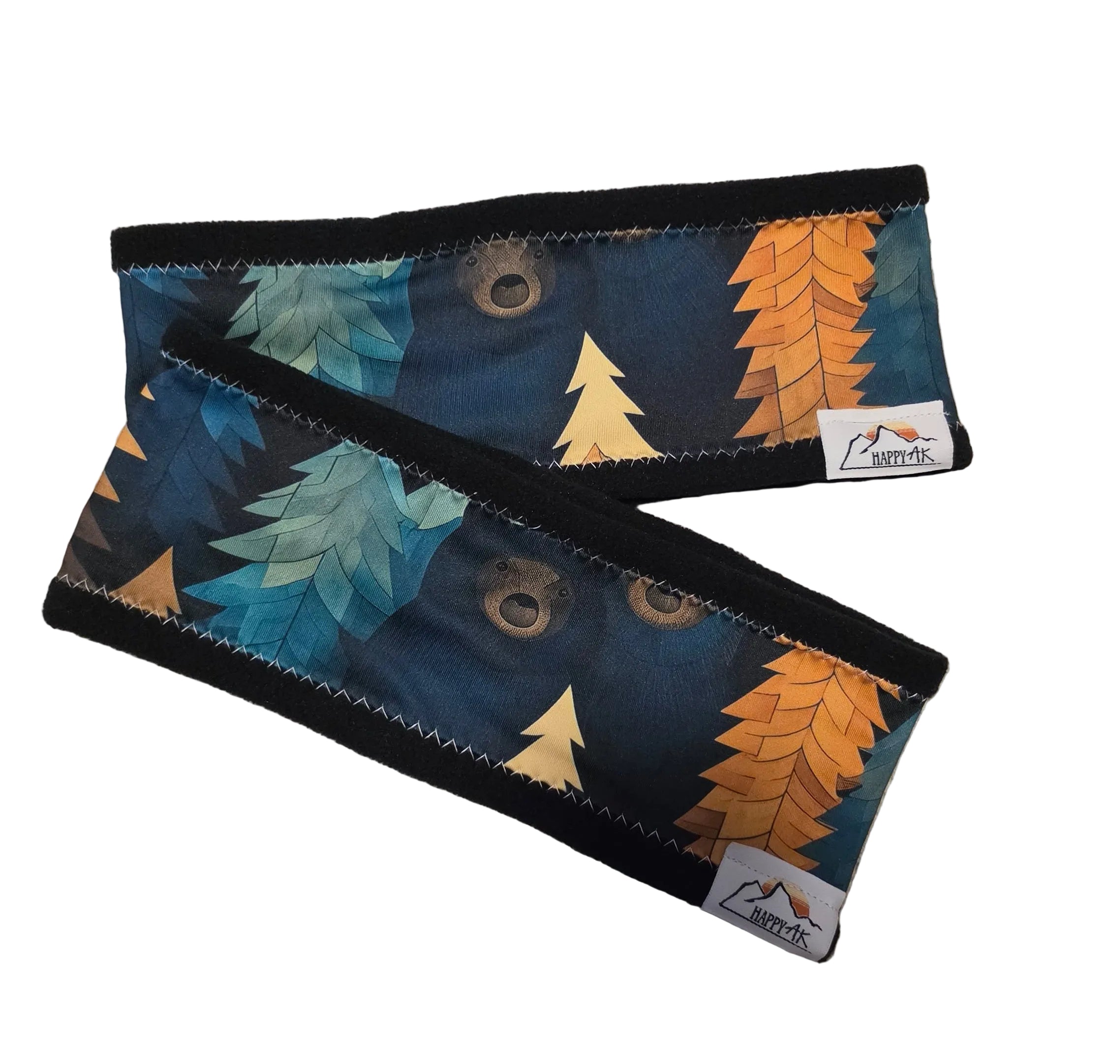 "Hidden Bear" Fleece Lined Headband