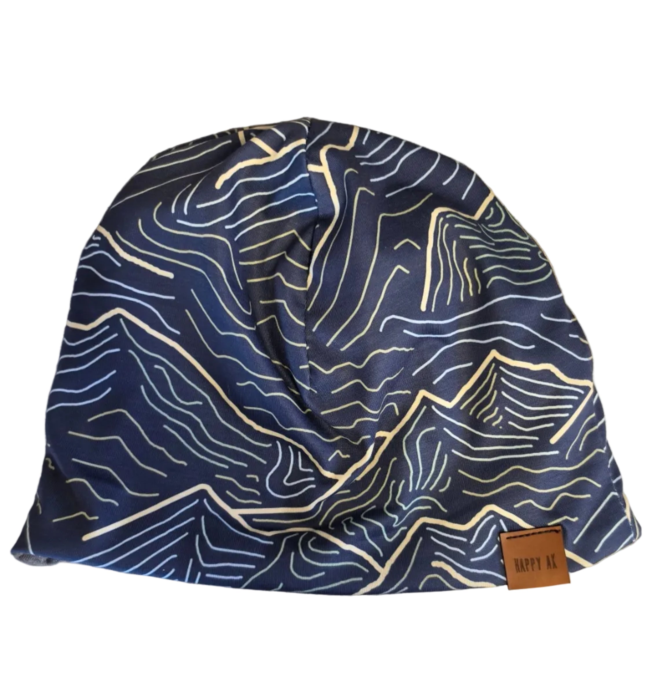 "Navy Hills" Merino Wool Beanie