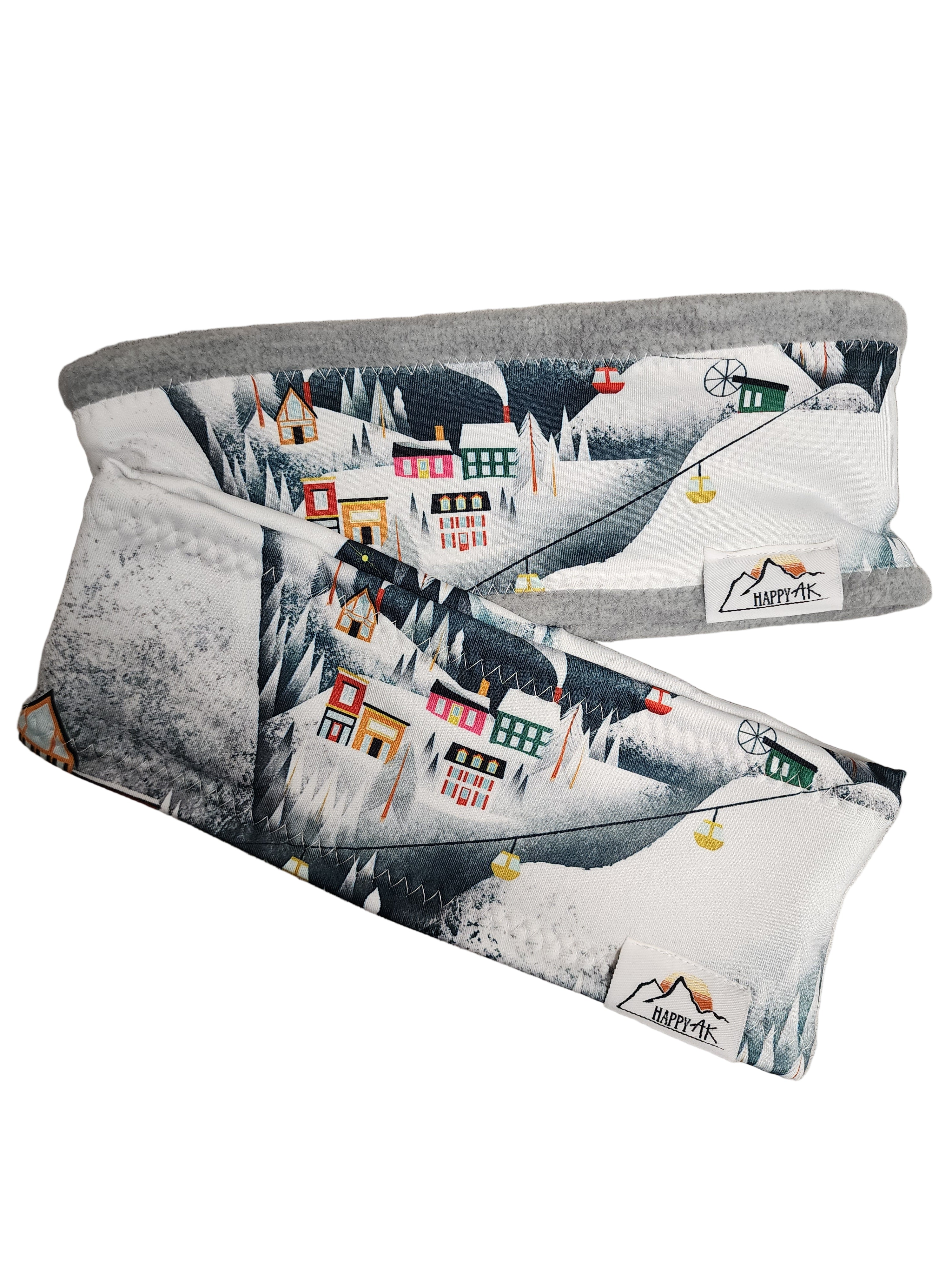 "The Ski Slopes" Fleece Headband | Fleece Neck Warmer