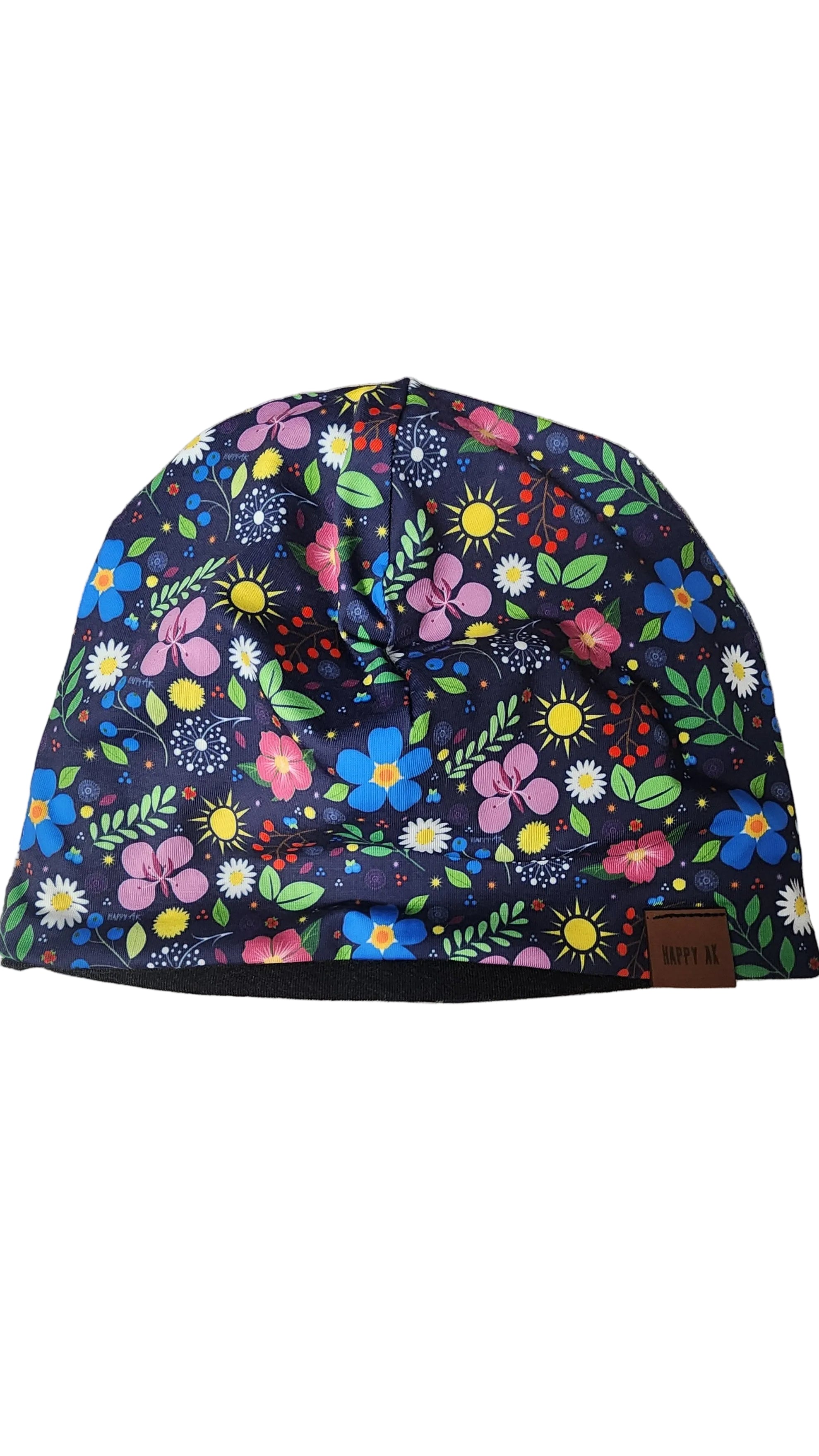 "Wildflowers" Merino Wool Beanie