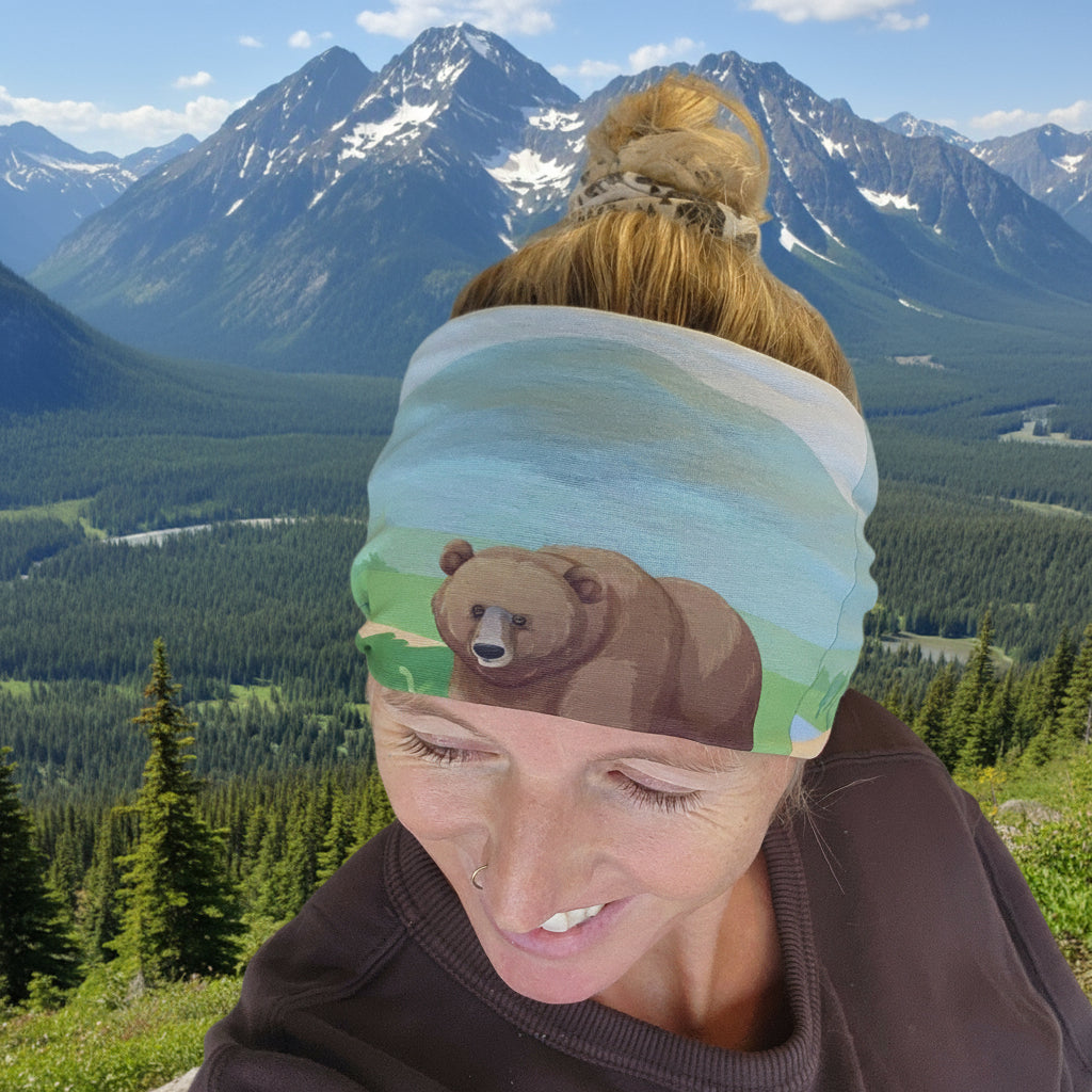 "Alaska Grizzly" Neck Gaiter/ Tube