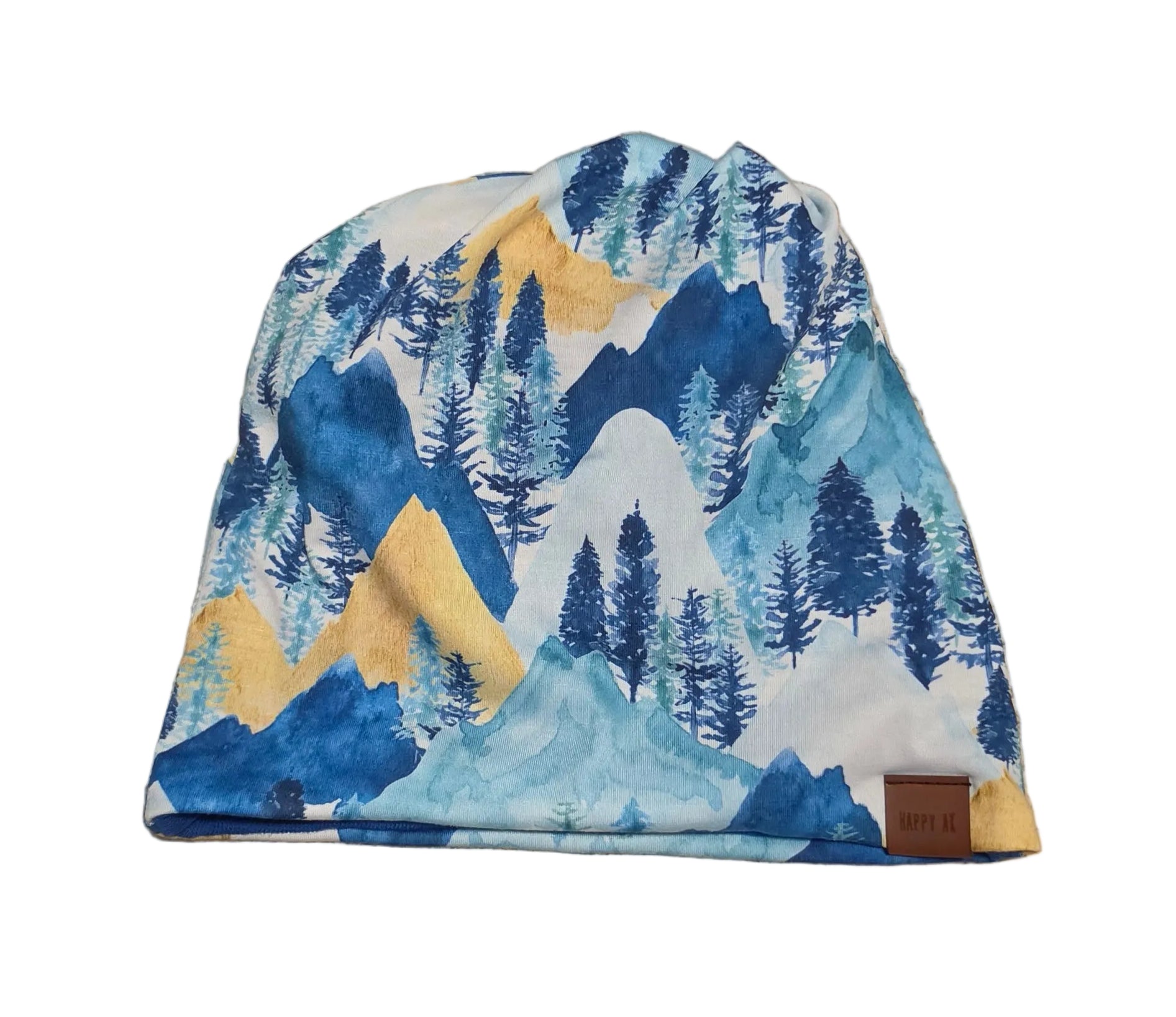 "Mountains and Trees" 4 Way Wool Lined Beanies