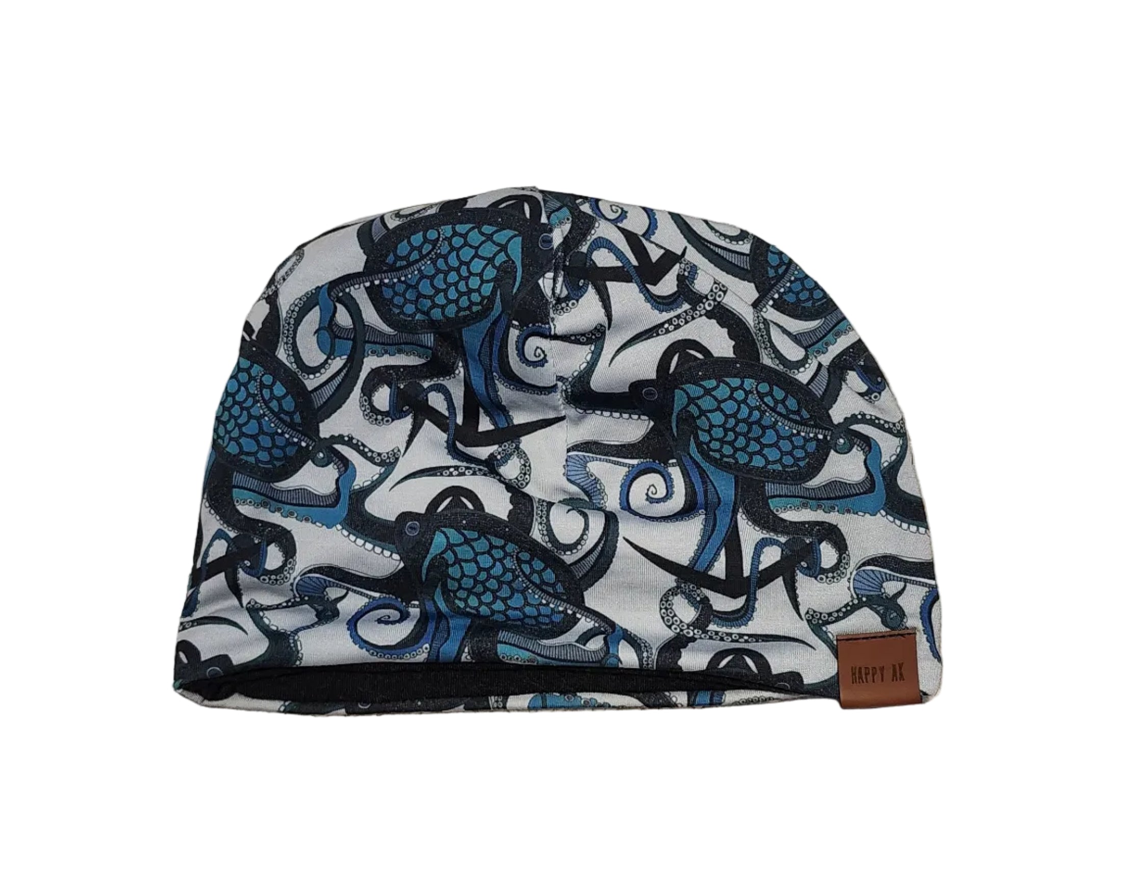 "Grey Octopus" Merino Wool Beanie