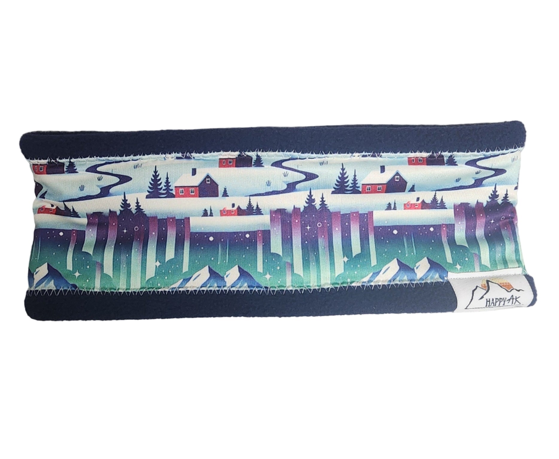 "Winter in the Mountains" Fleece Headband | Fleece Neck Warmer