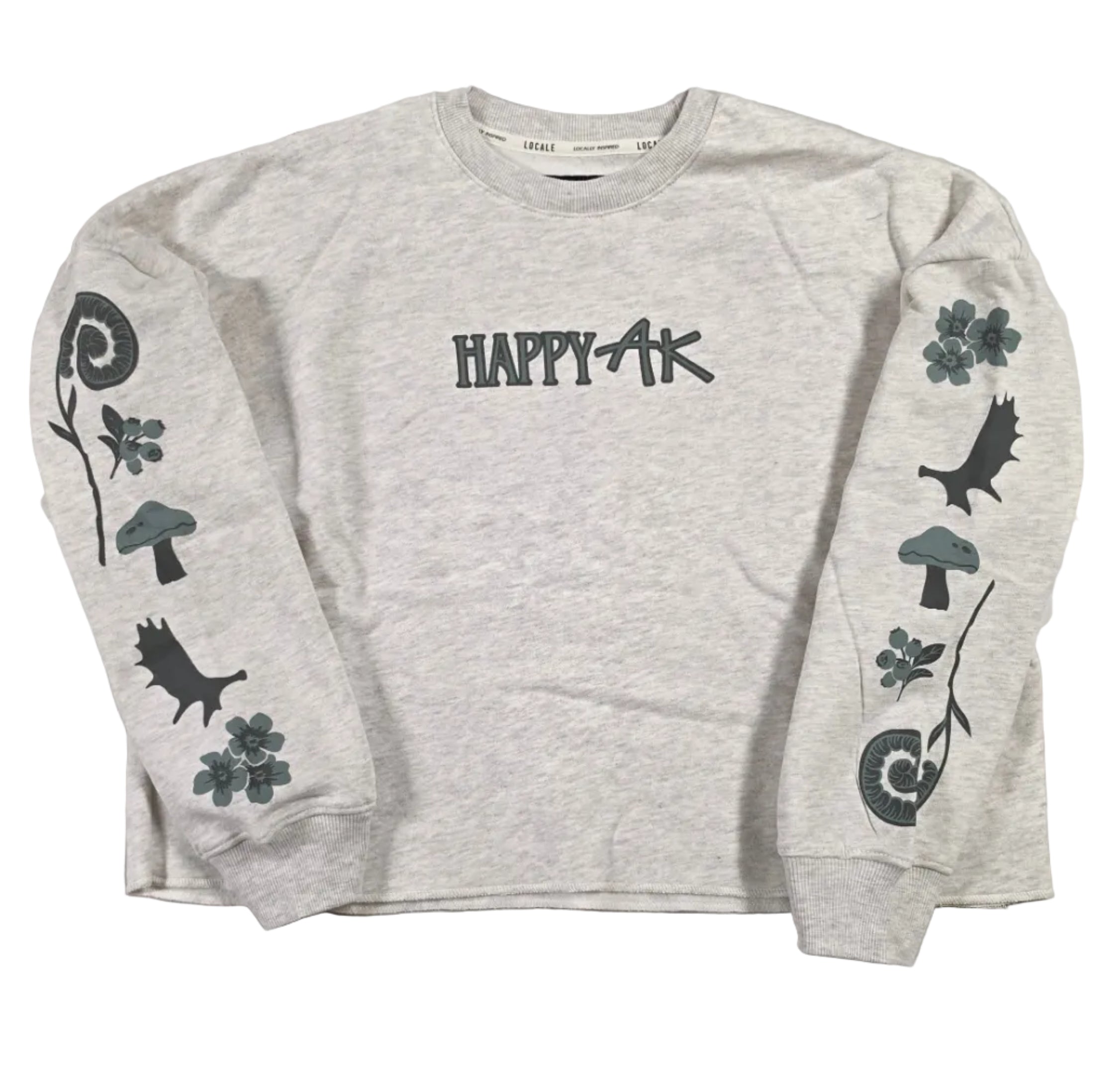 Oversized "Alaska Nature" Midi Sweatshirt