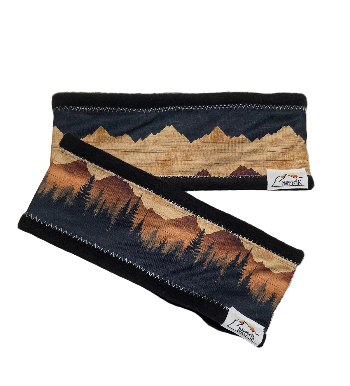 "Rustic" Fleece Lined Headband
