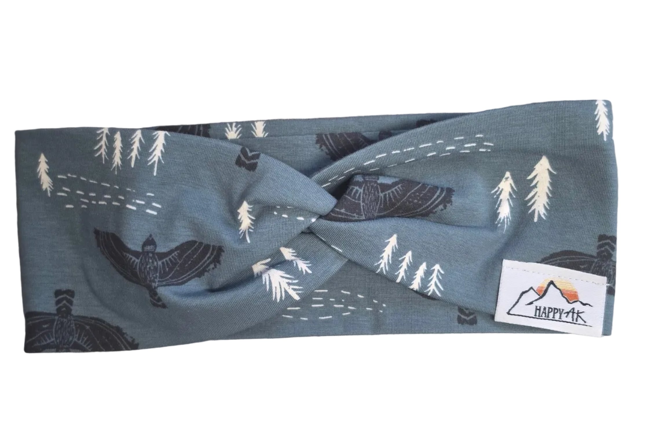 "Raven Totem" Twist Headband