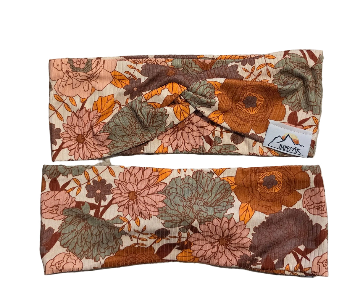 "Autumn Floral" Twist Headband