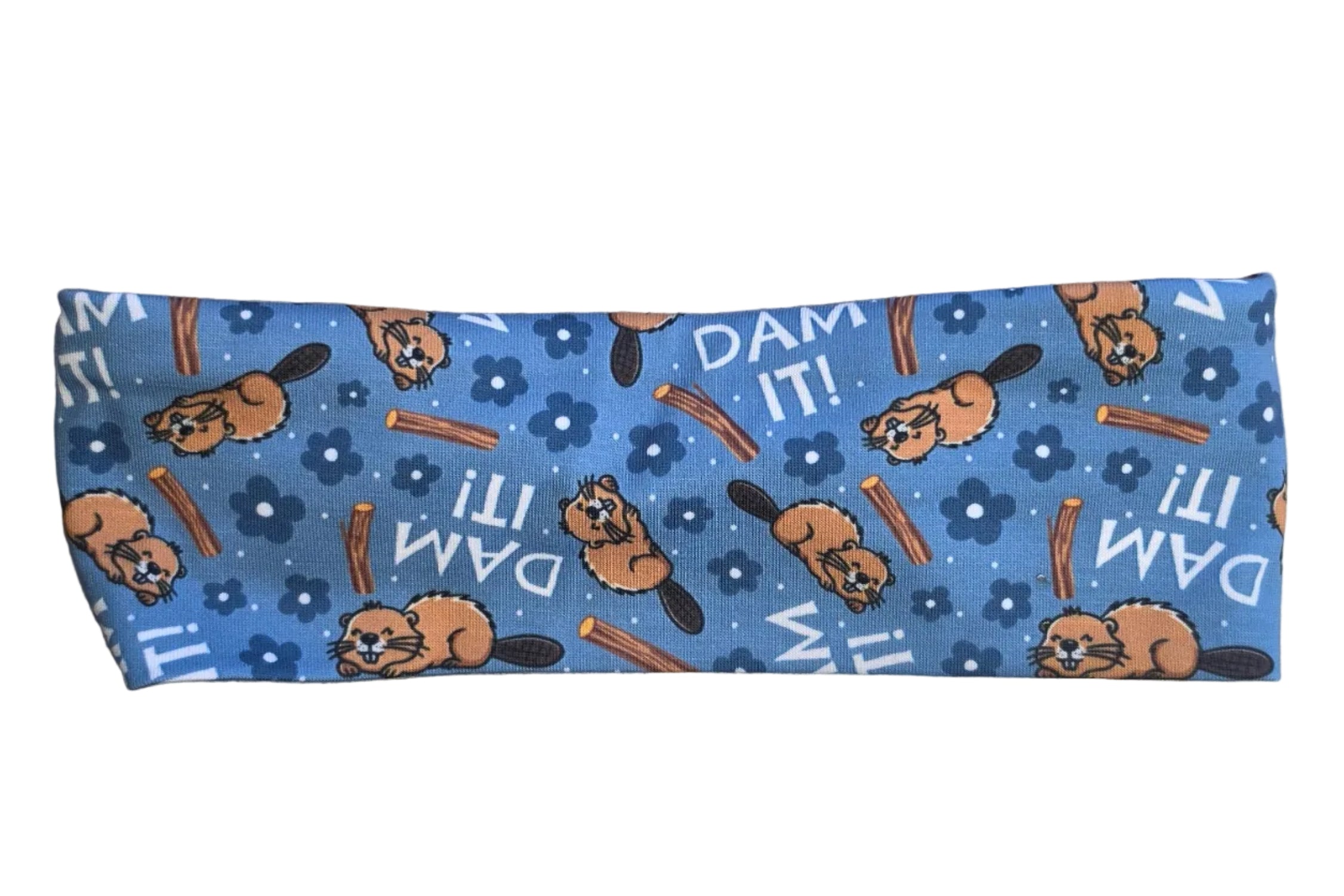 "Dam it" beaver headband