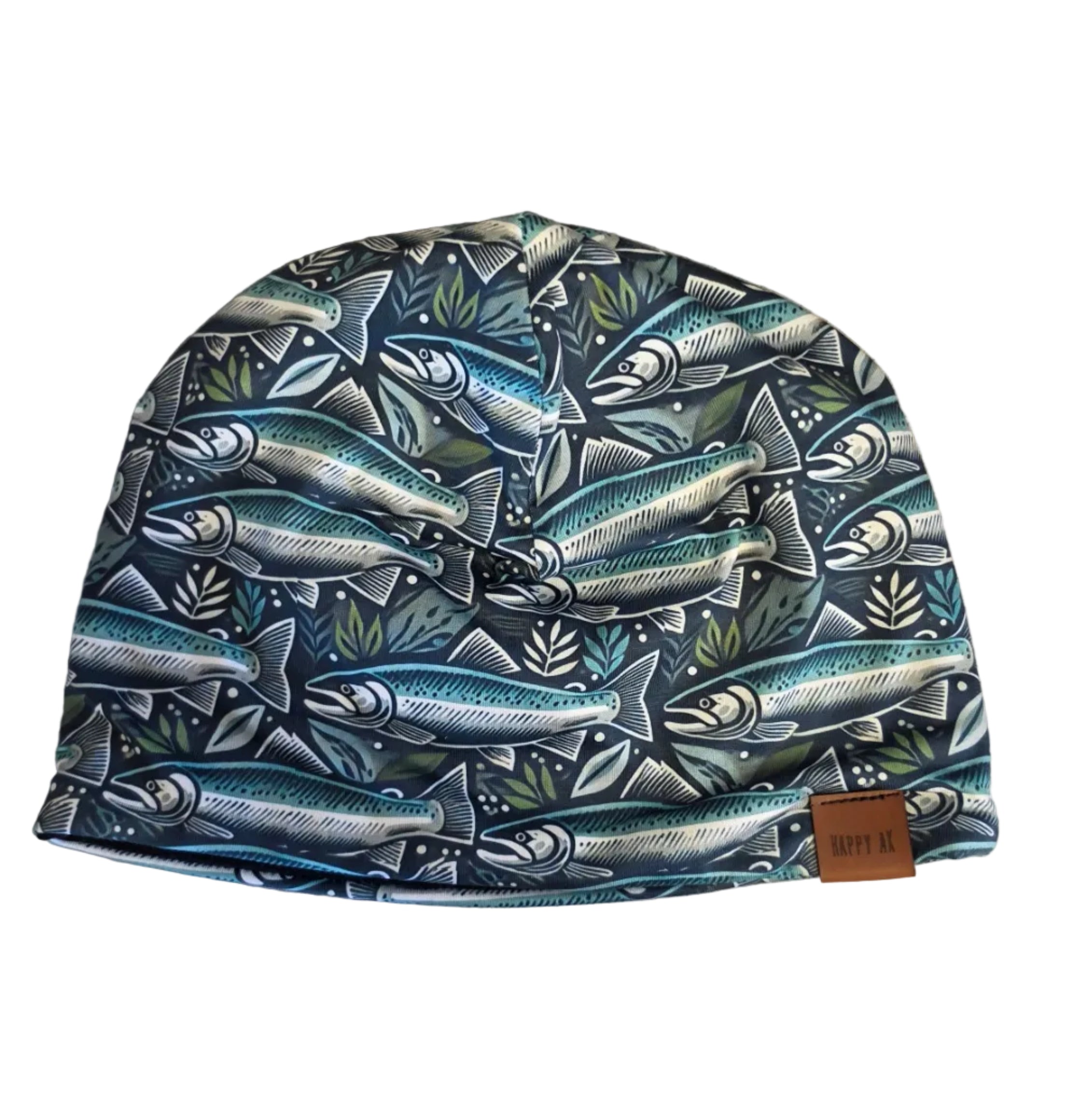 "Green Salmon" Merino Wool Beanie