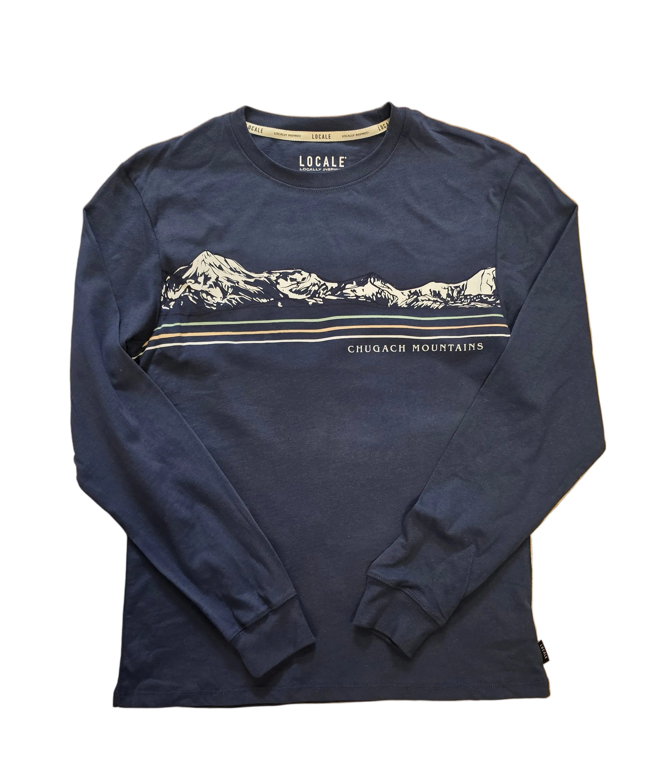 "Chugach Mountains" Long Sleeve T-shirt