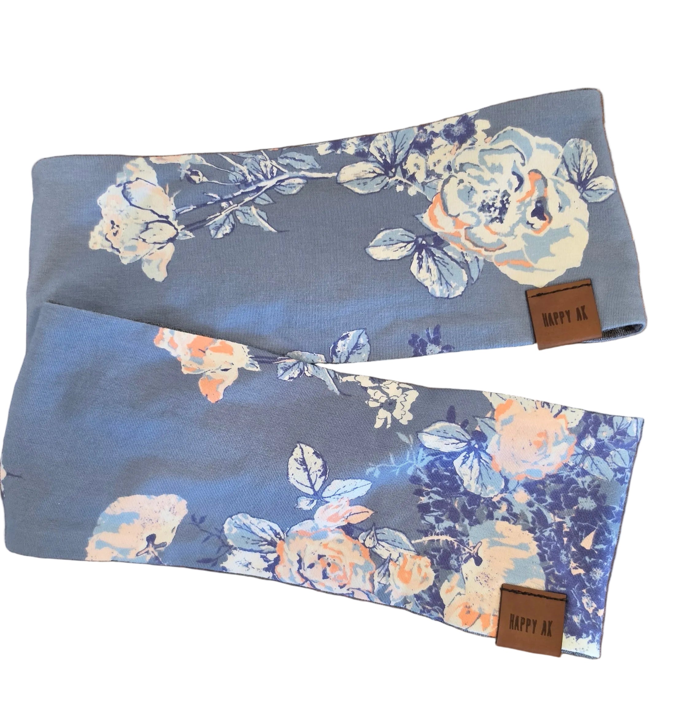 "Periwinkle" Merino Wool Lined Headband