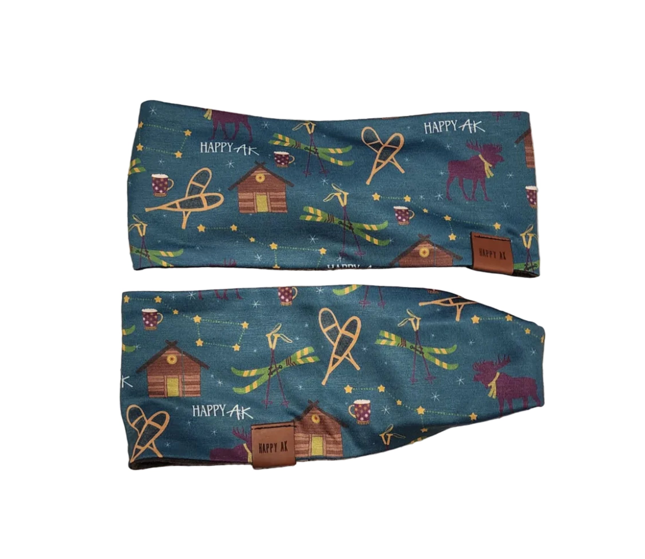 "Cabin Adventures" Merino Wool Lined Headband