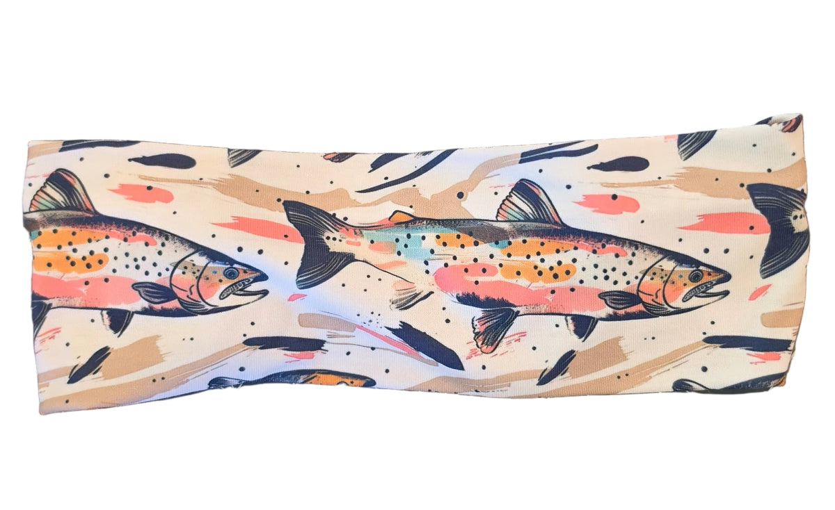 "Salmon Strokes" Headband