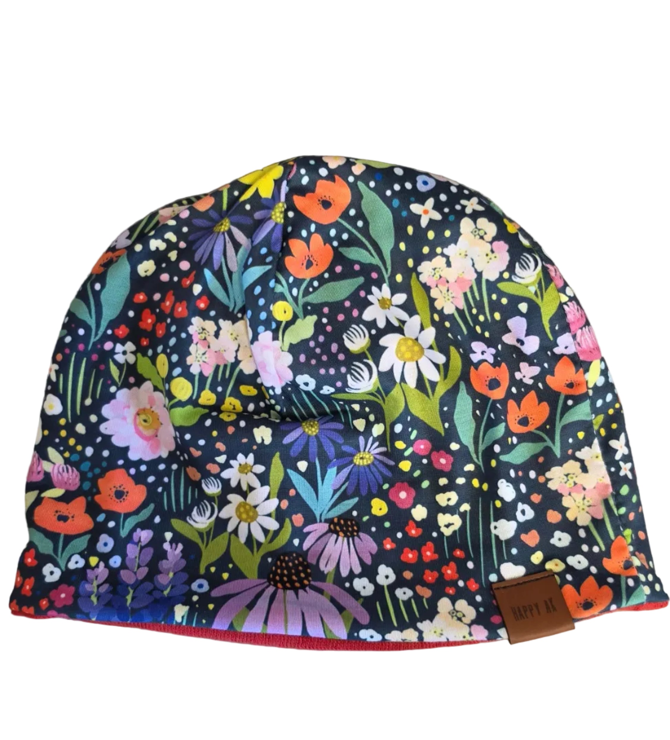 "Bright Meadow" Merino Wool Beanie