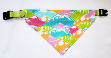 Load image into Gallery viewer, Pink Tallest Peaks Pet Bandana
