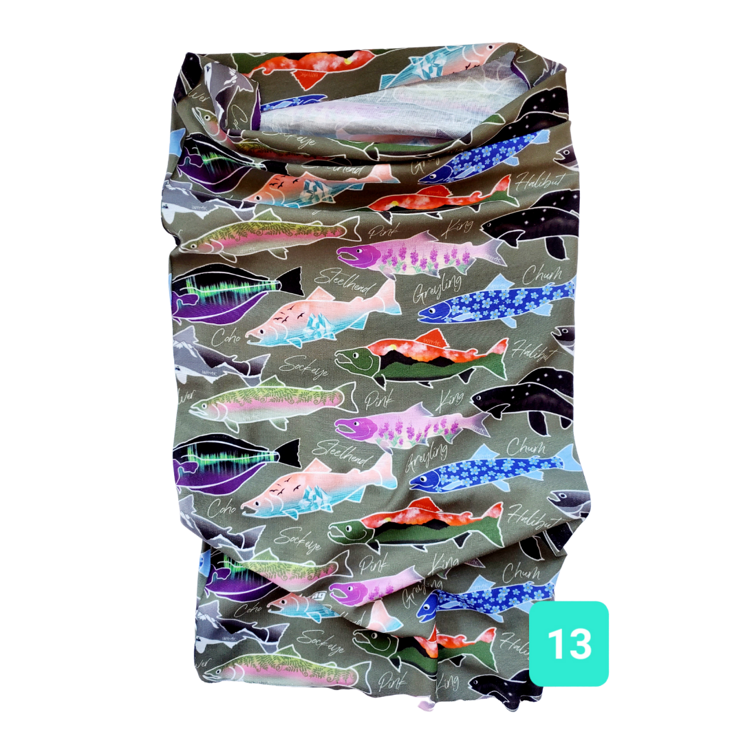 Alaska Fish Neck Gaiter/ Buff