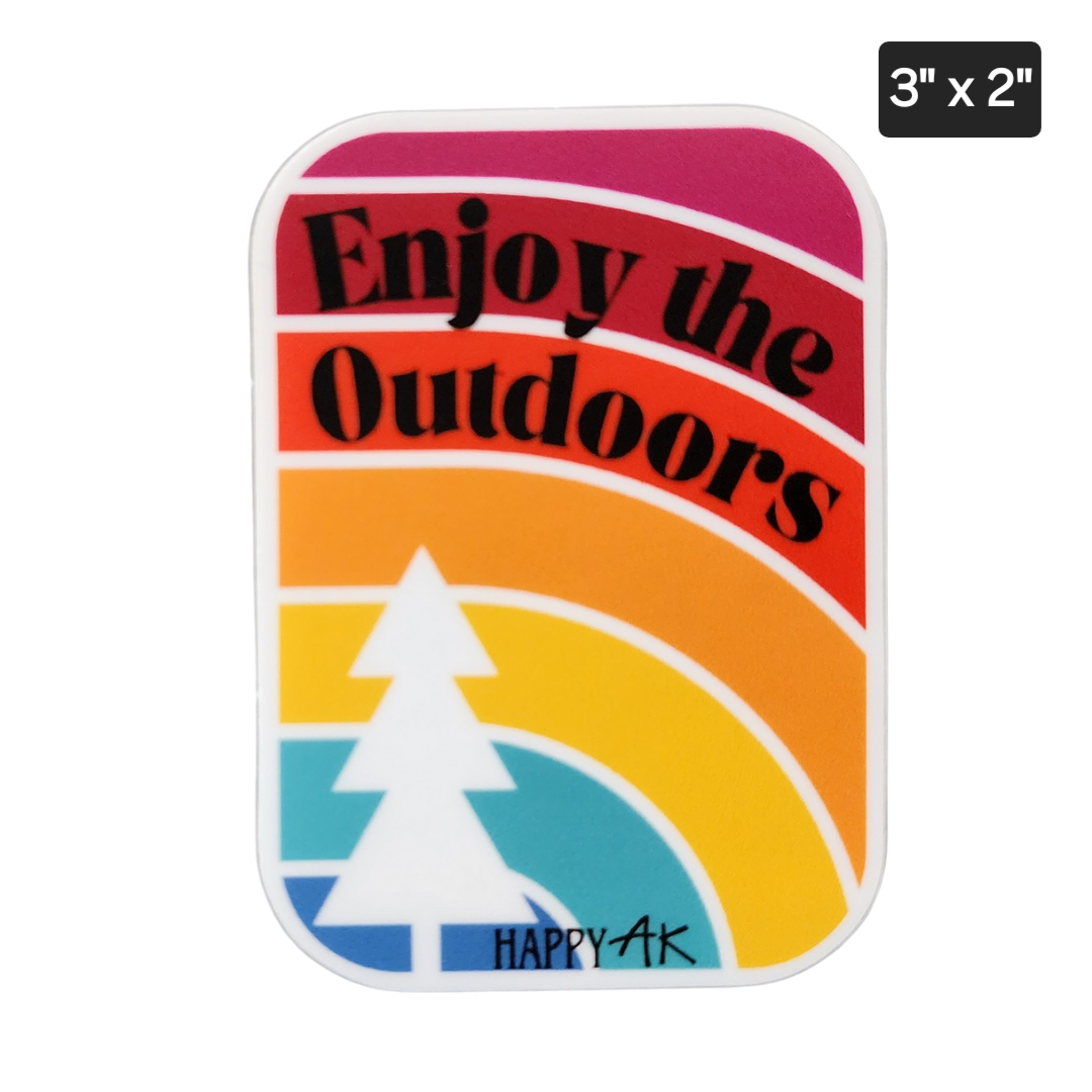 "Enjoy the Outdoors" Sticker