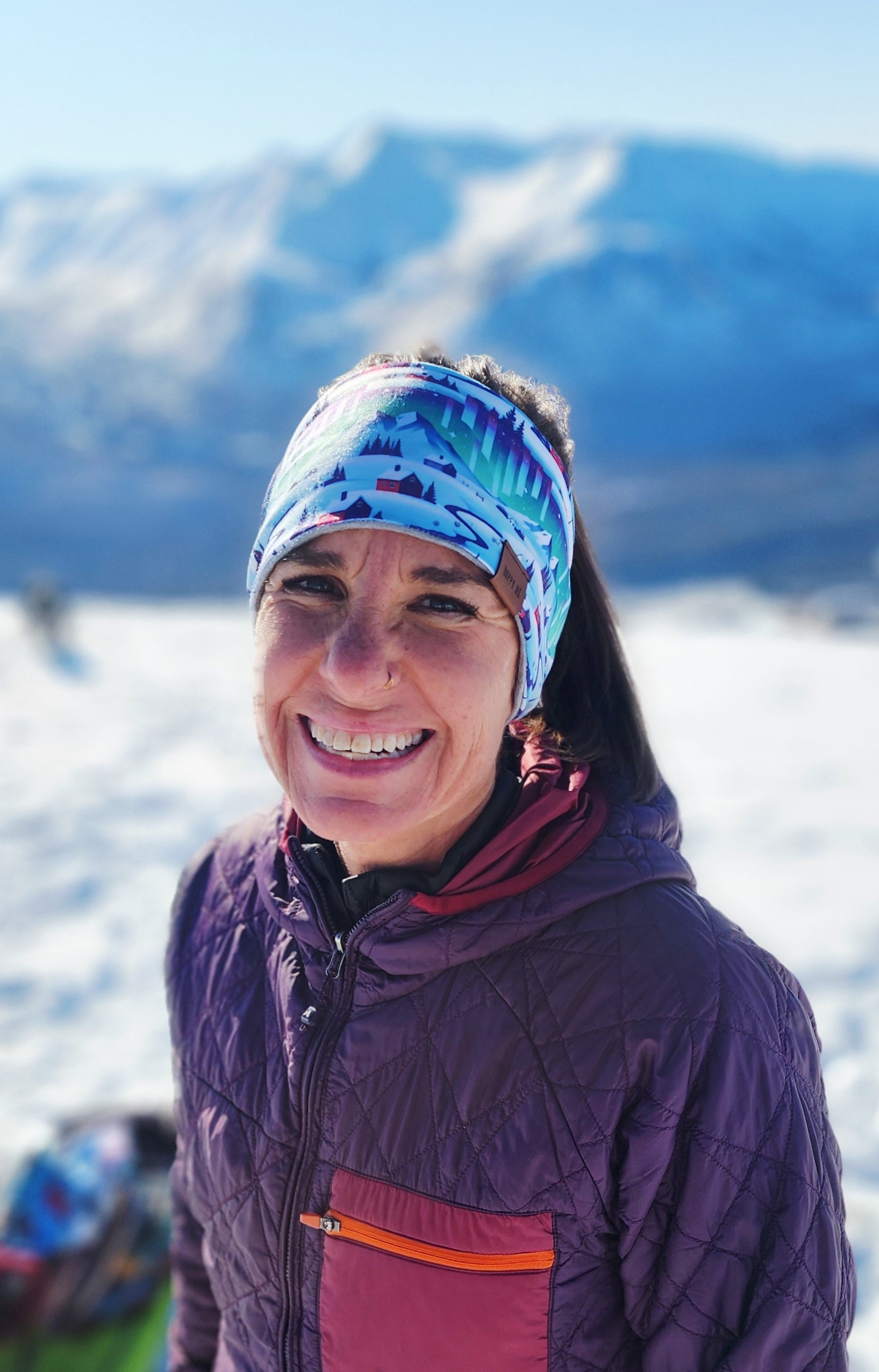 "Feels Like Hatchers Pass" Merino Wool Lined Headband