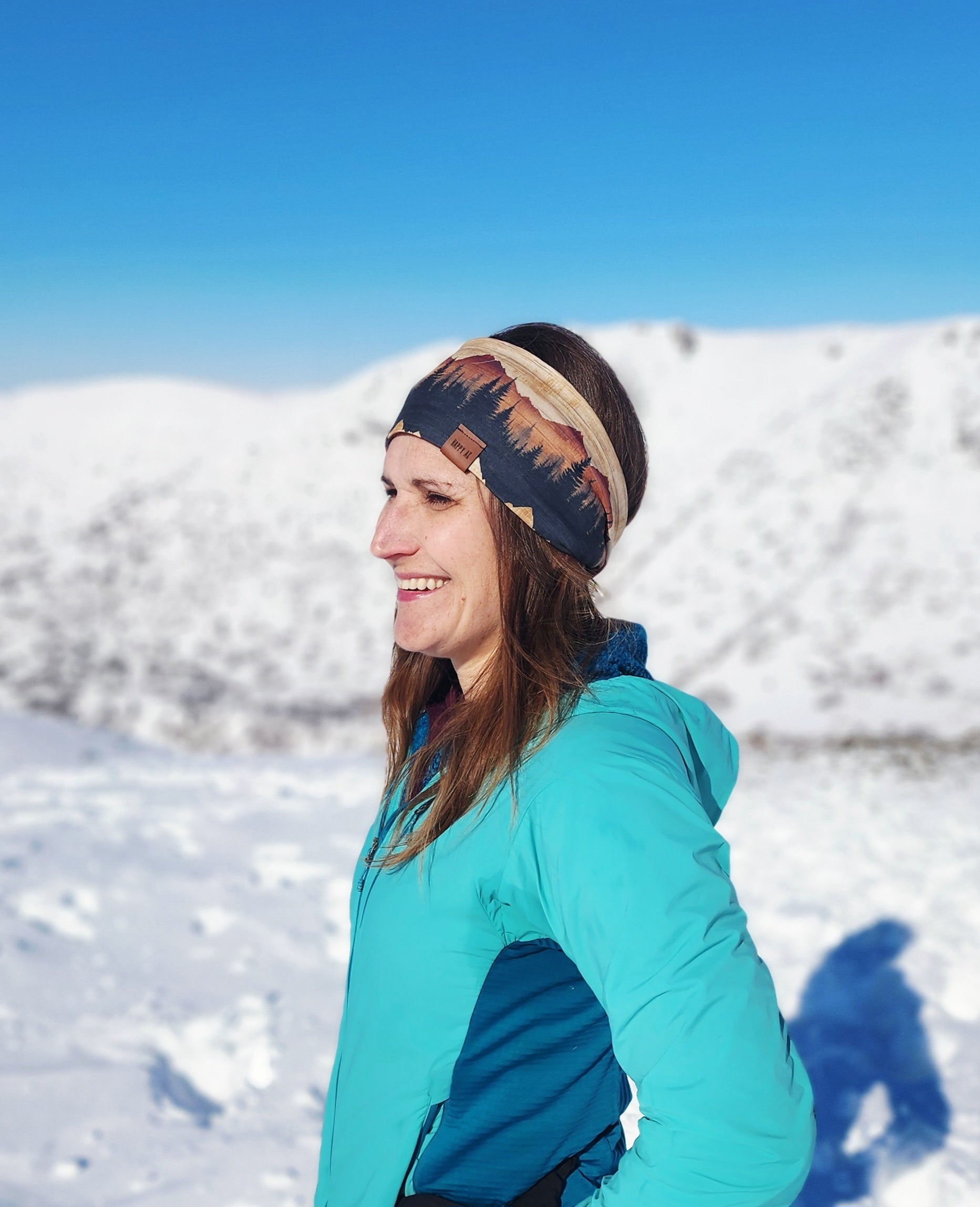 "Epic Adventure" Merino Wool Lined Headband