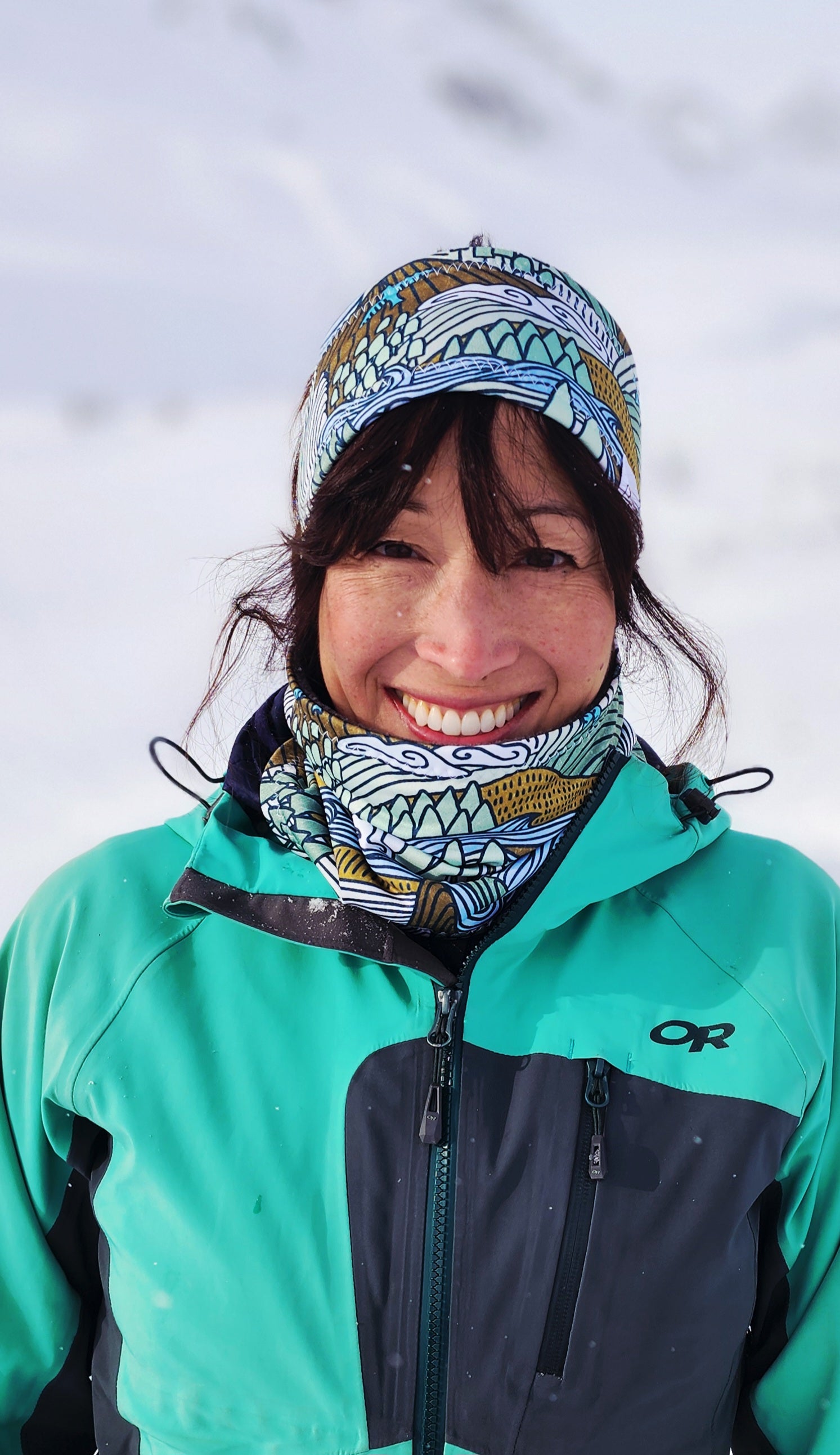 "Outdoor Scene" Fleece Headband | Fleece Neck Warmer