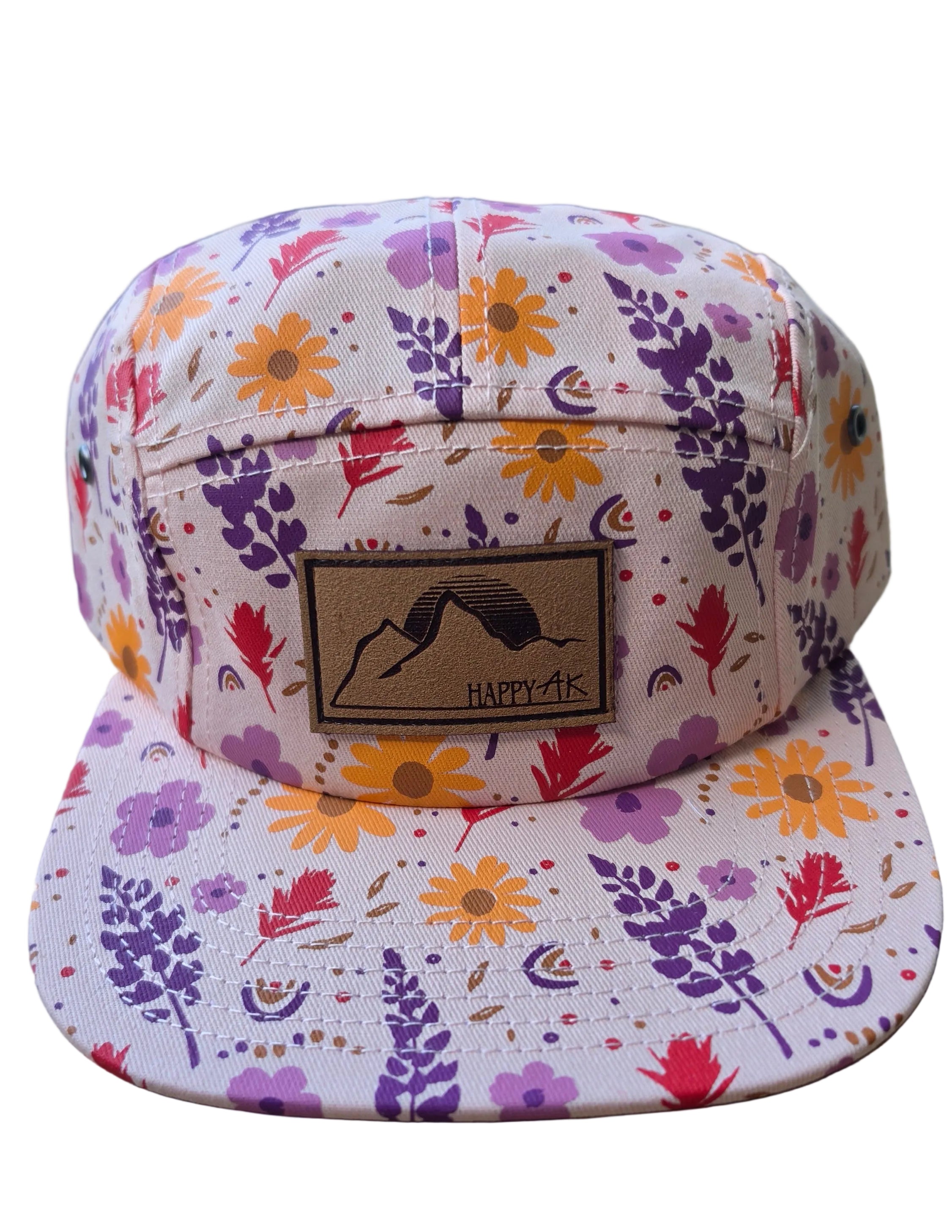 Pink Lupine Youth Camper Hat