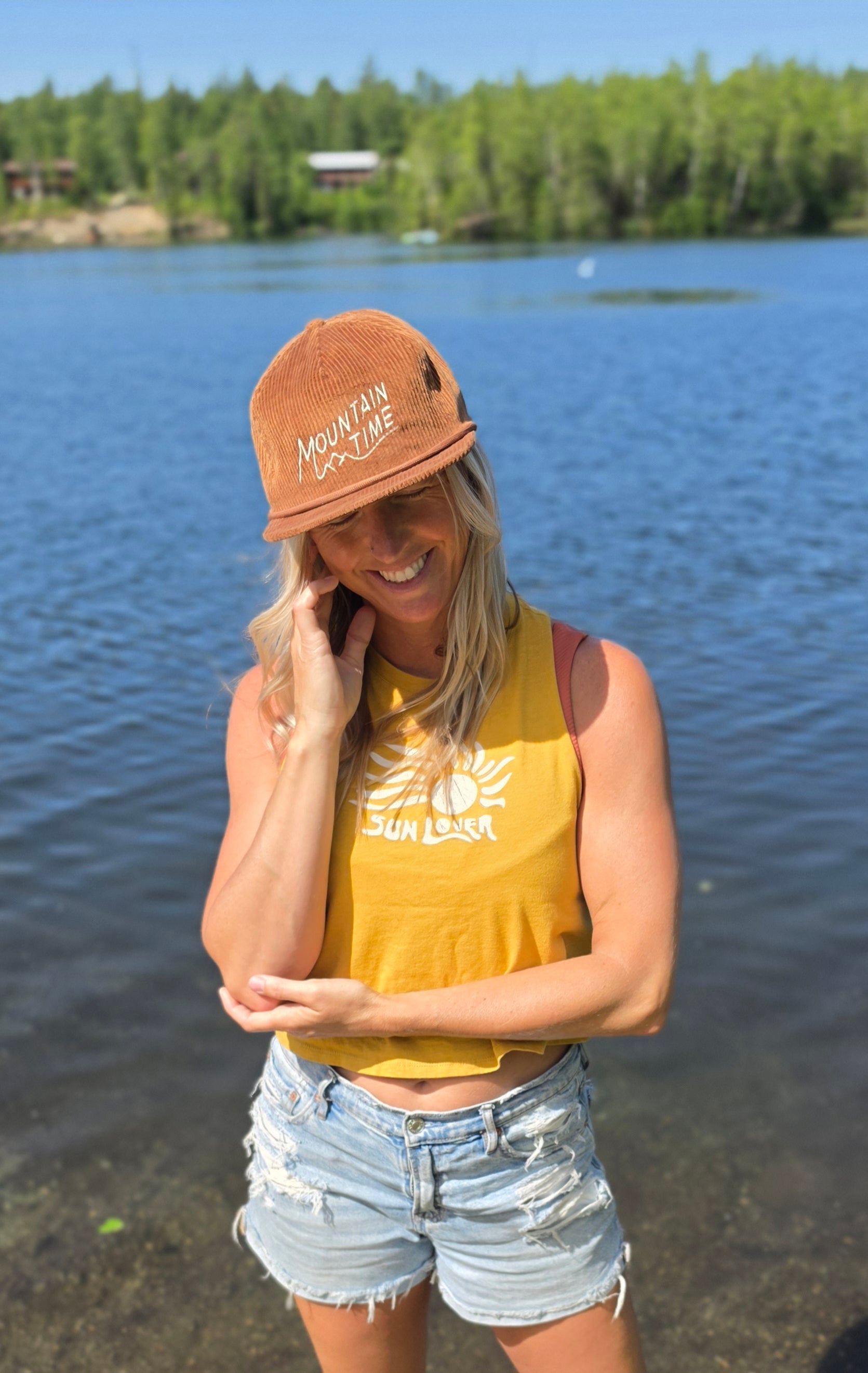 Corduroy "Mountain Time" Flatbill Hats