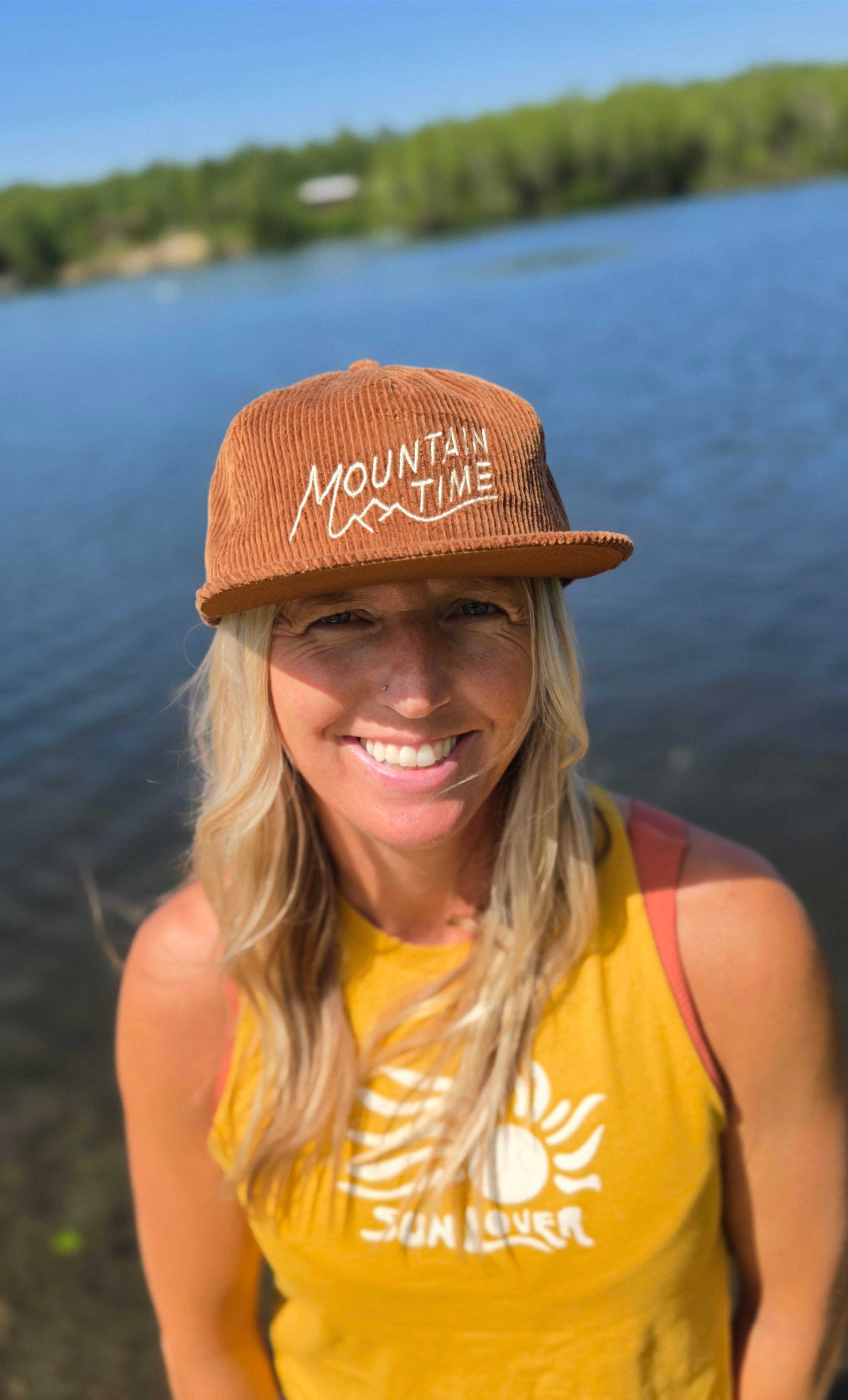 Corduroy "Mountain Time" Flatbill Hats