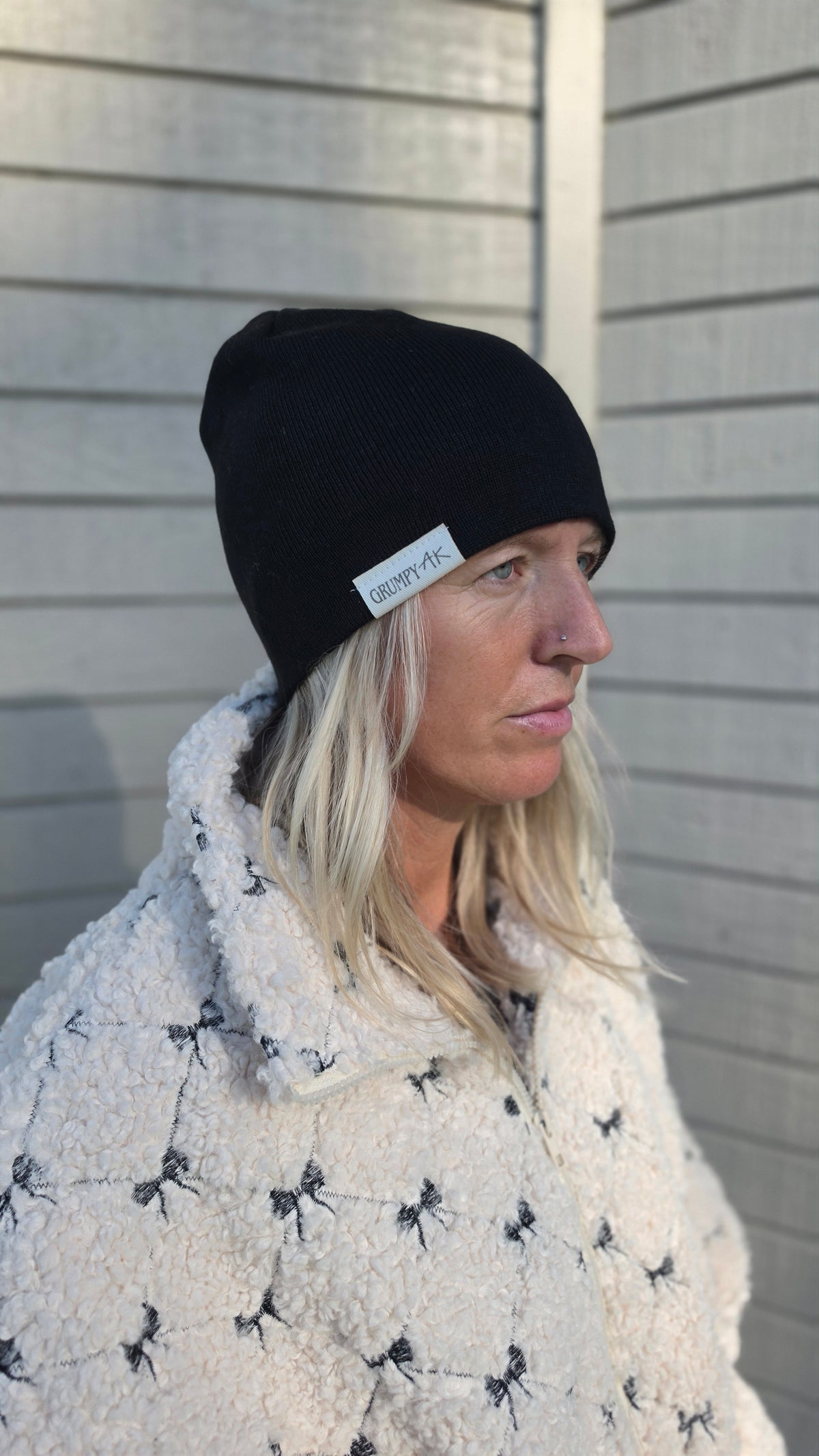 Grumpy AK Knit Beanie