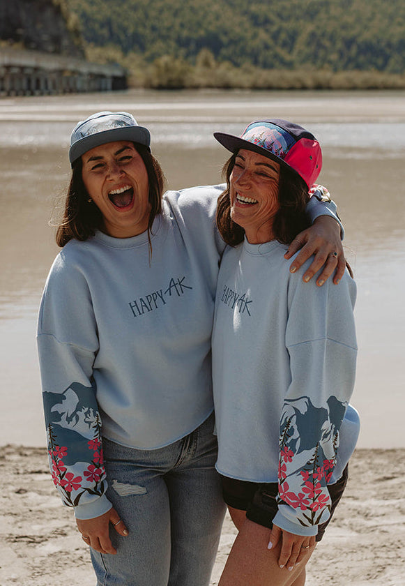 Oversized "Denali" Midi Sweatshirt