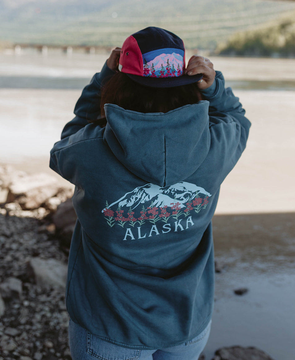 Oversized "Fireweed Denali" Hoodie