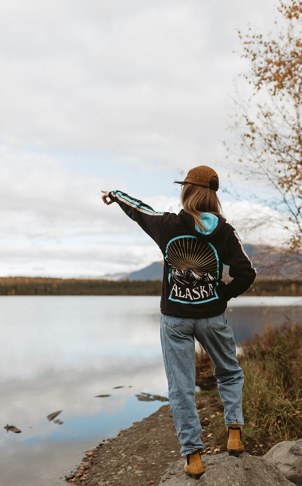 Striped Alaska Hoodie