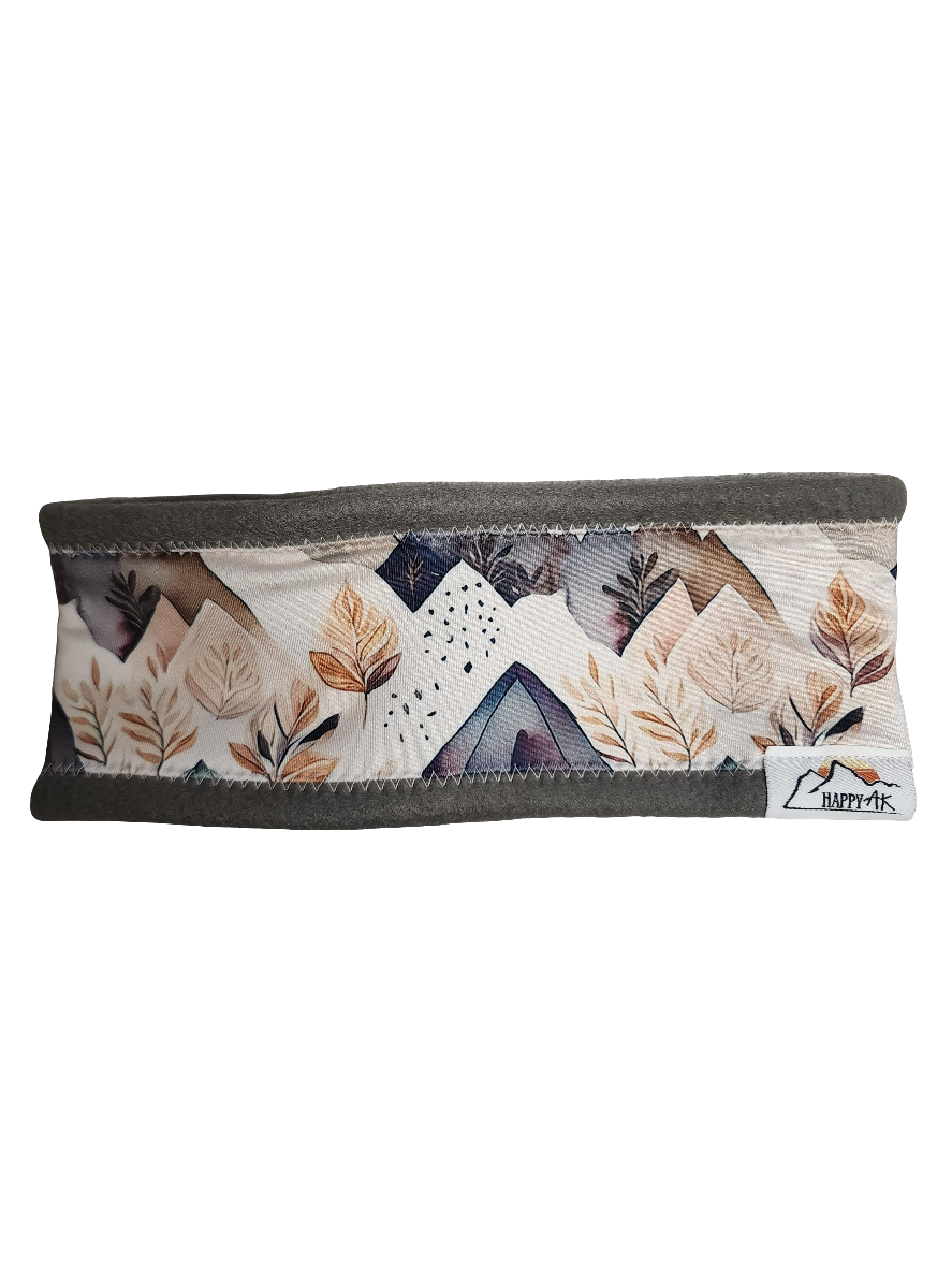 "Boho Mountains" Fleece Headband | Fleece Neck Warmer
