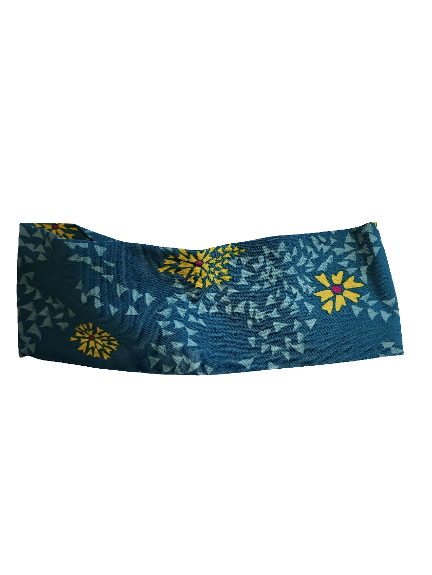 Dandelions on Teal Headband