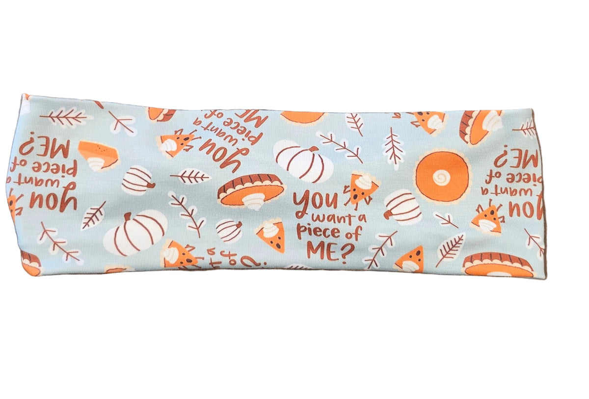 "Piece of Me? Pumpkin Pie" Headband