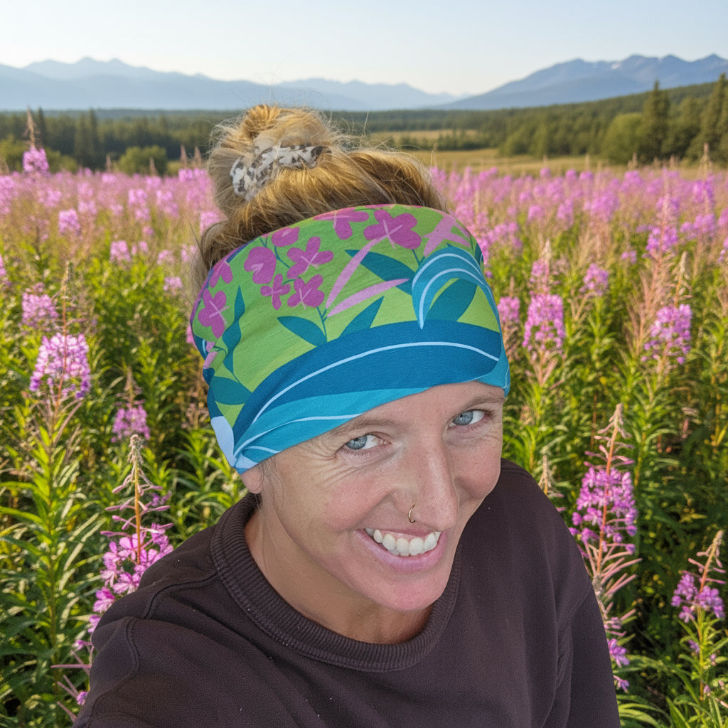 "Alaska Grizzly" Neck Gaiter/ Tube