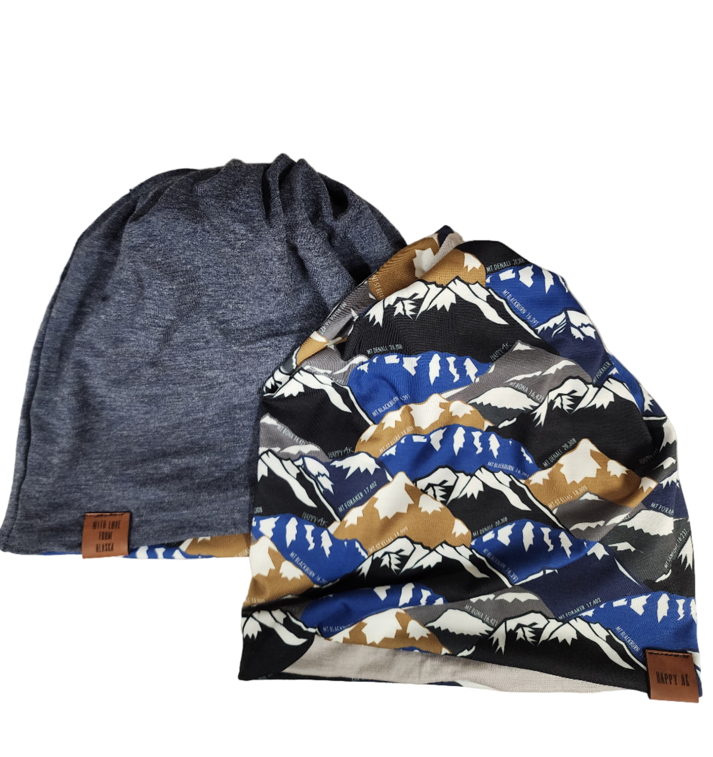 "Tallest Peaks" 4 Way Wool Lined Beanies