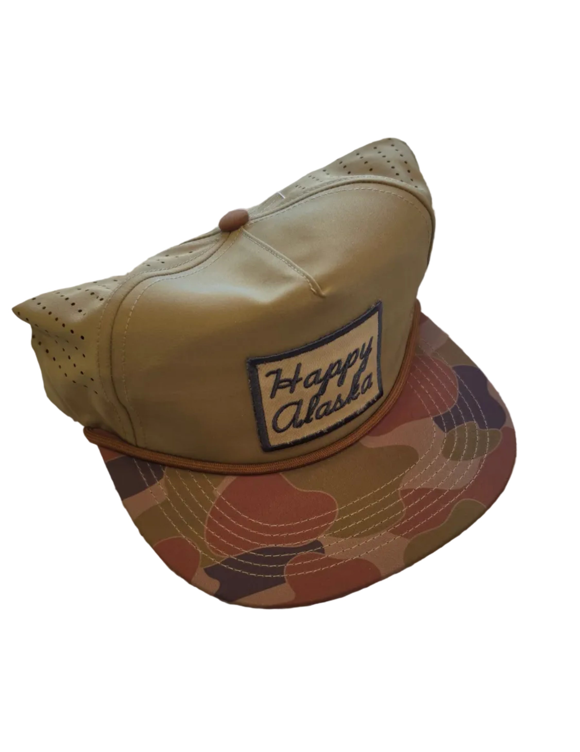 Lightweight "Happy Alaska" Meshback Hats