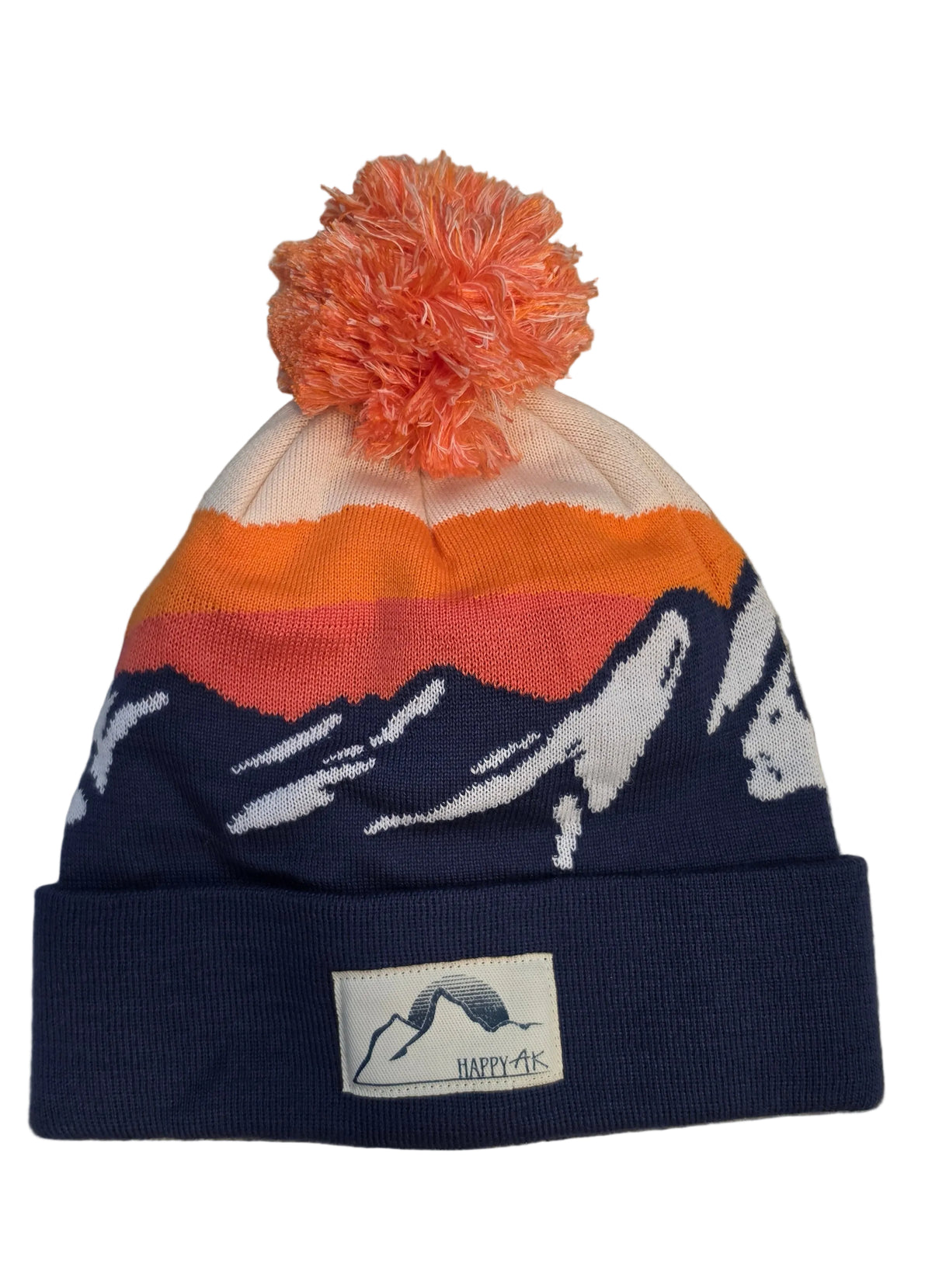 Purple Mountain Pom Pom Beanie