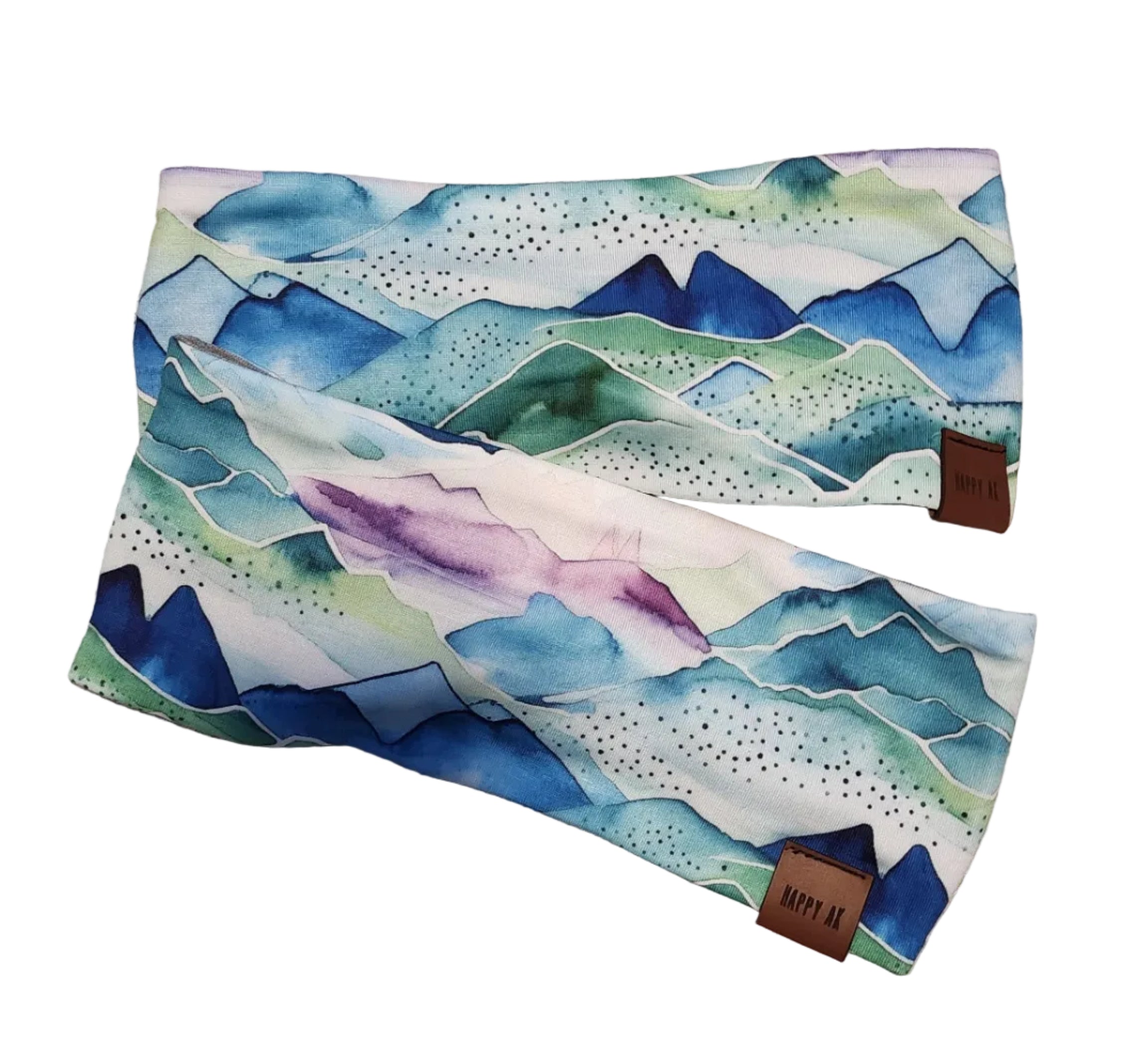"Mountain Candy" Merino Wool Lined Headband