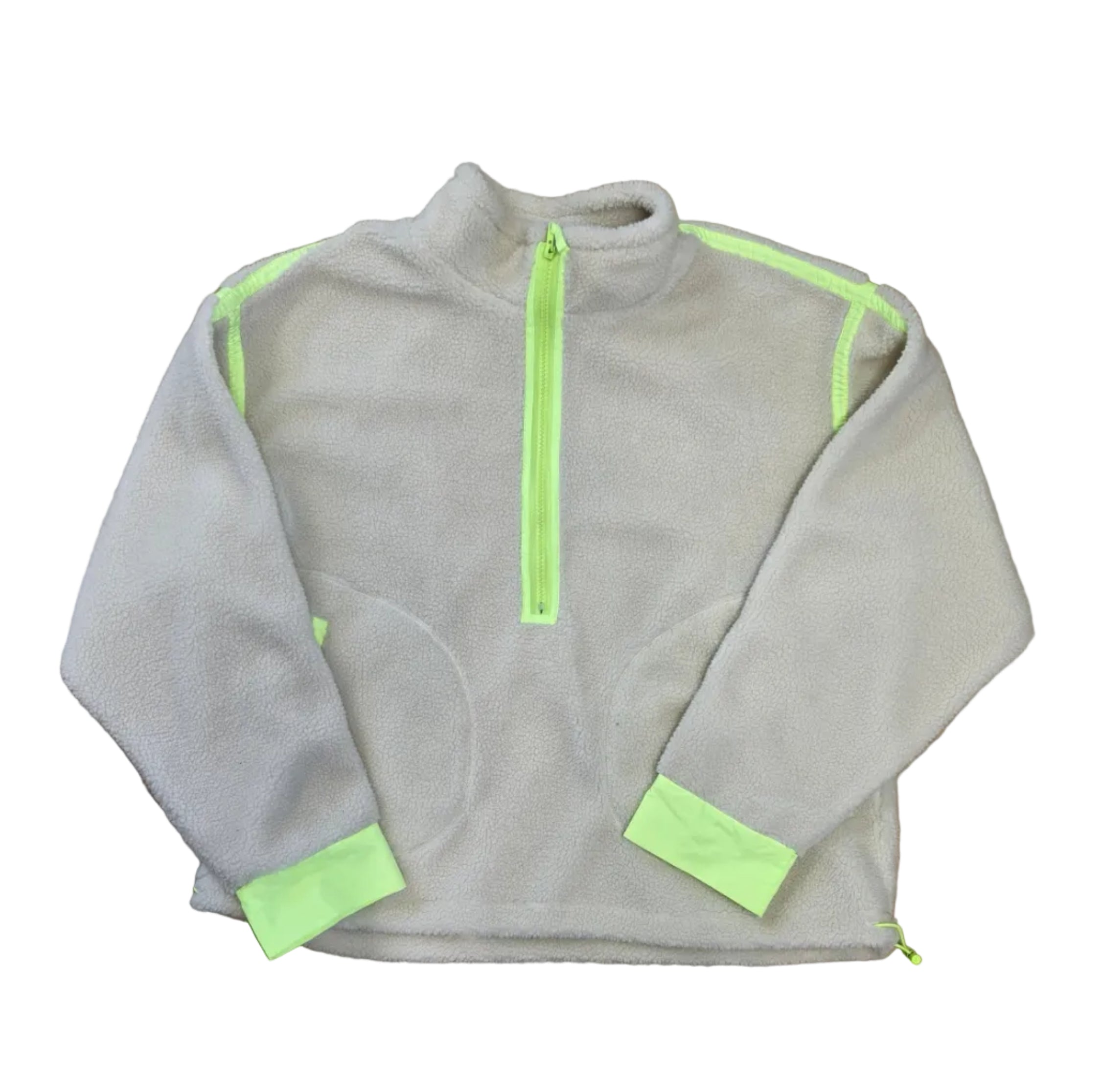 Cream Neon Fleece Pullover