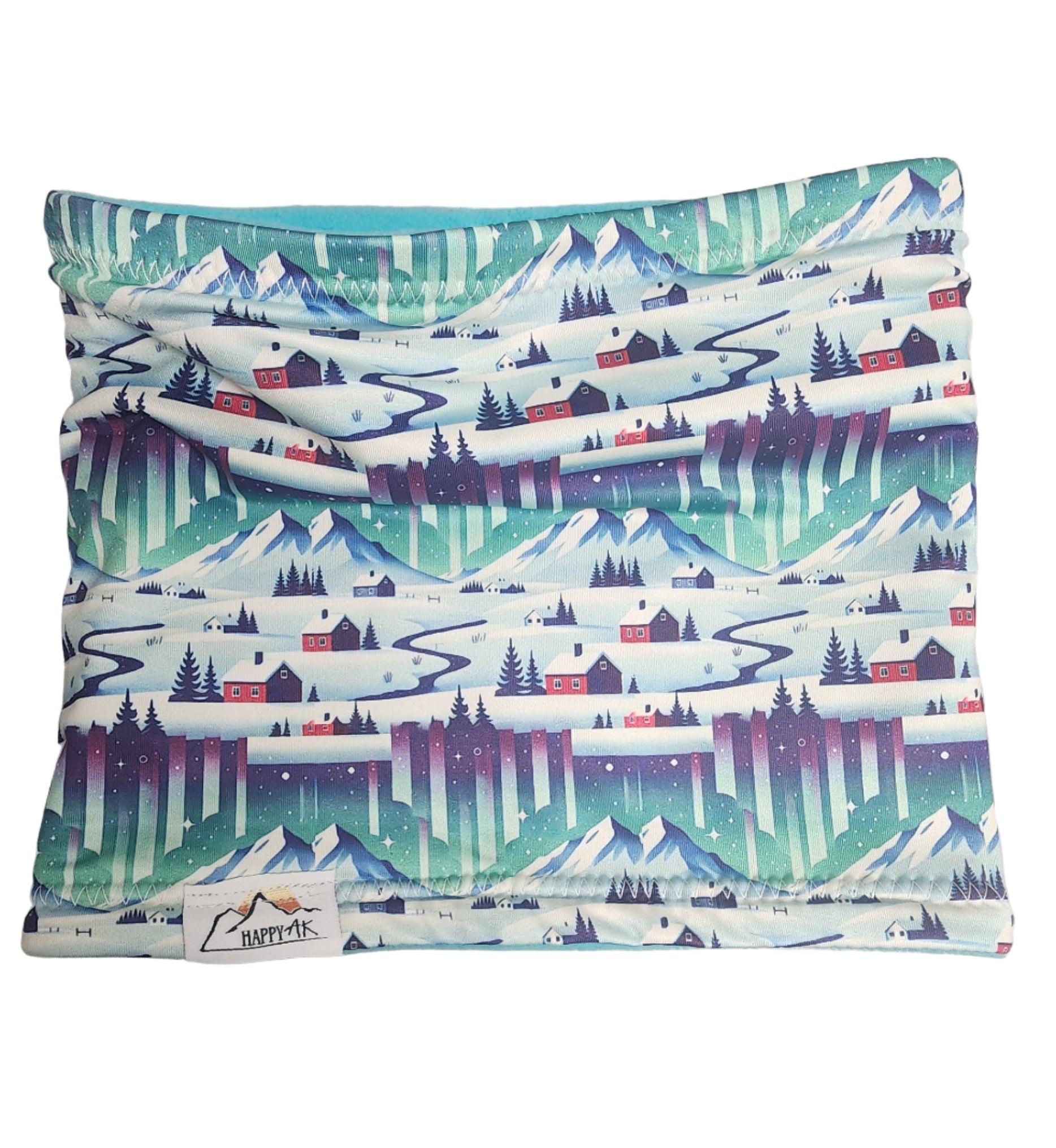 "Winter in the Mountains" Fleece Headband | Fleece Neck Warmer