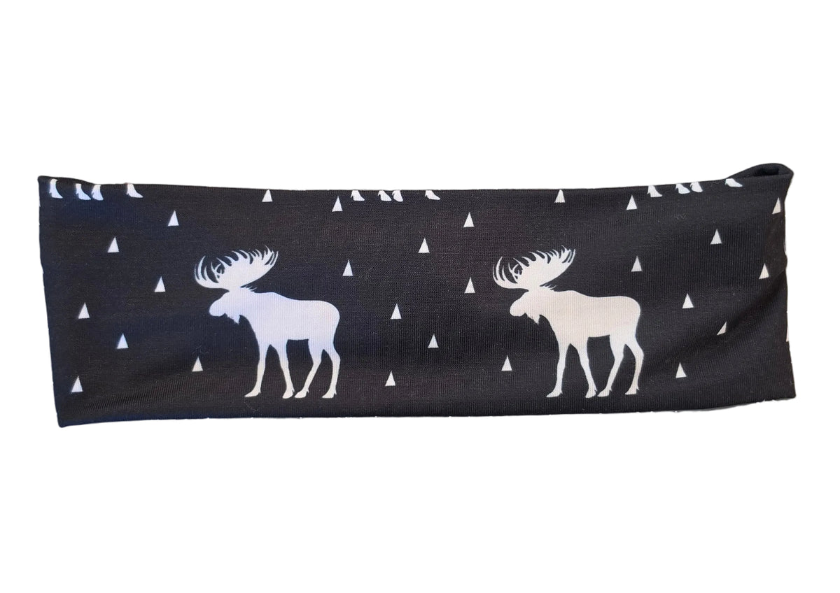 "Black Moose" Headband