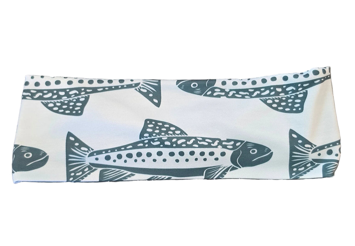 "Aqua Trout" Headband