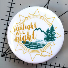 Load image into Gallery viewer, &quot;Sunlight All Night&quot; Sticker and Button - Headband Happy AK
