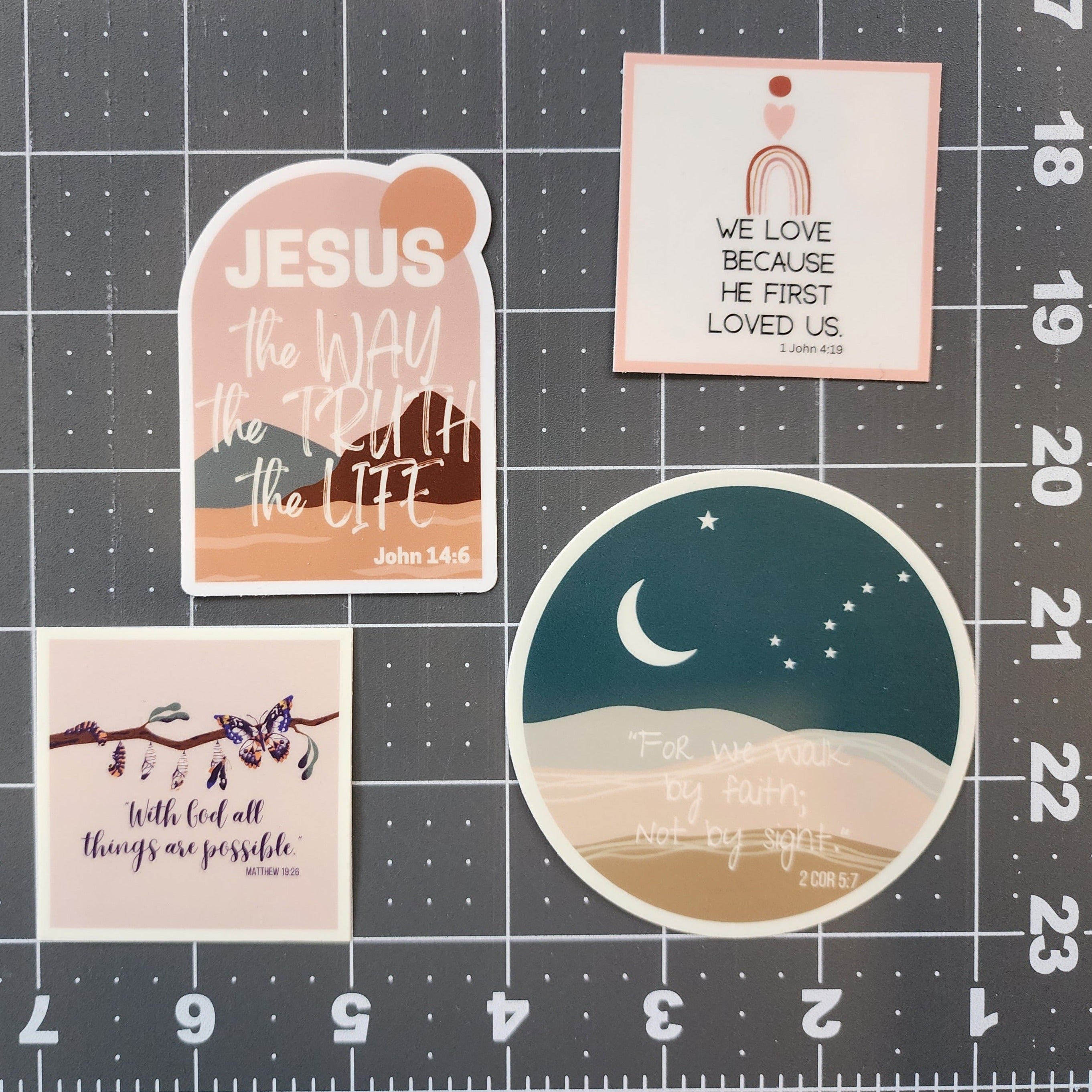 Bible Verse Stickers – HappyAK